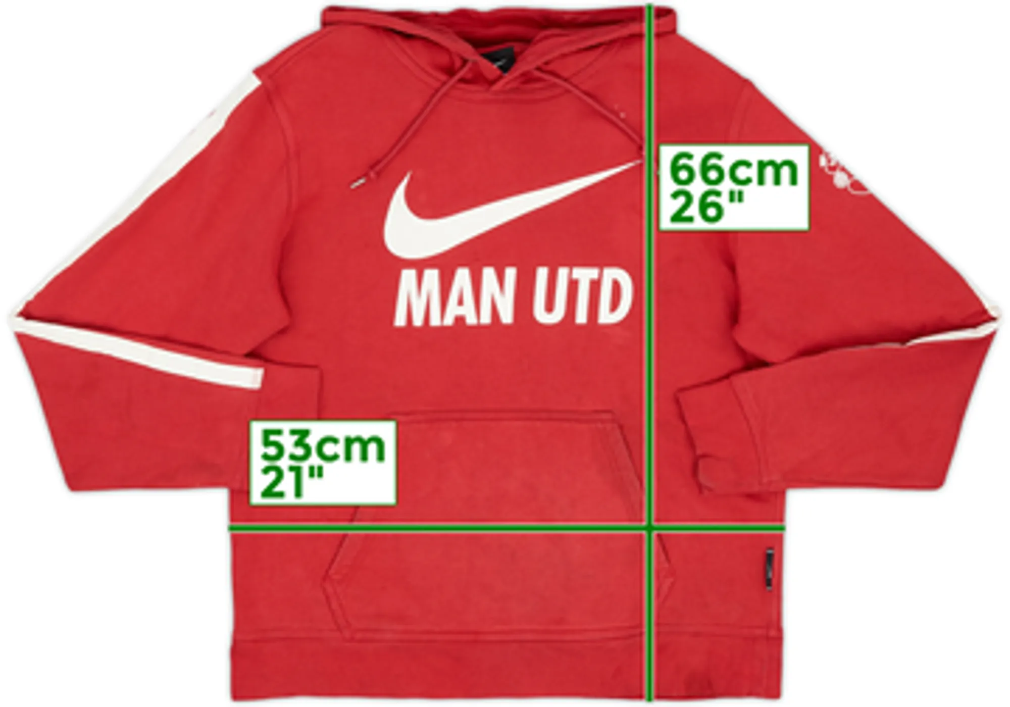 2014-15 Manchester United Nike Hooded Sweat Top - 6/10 - (M)