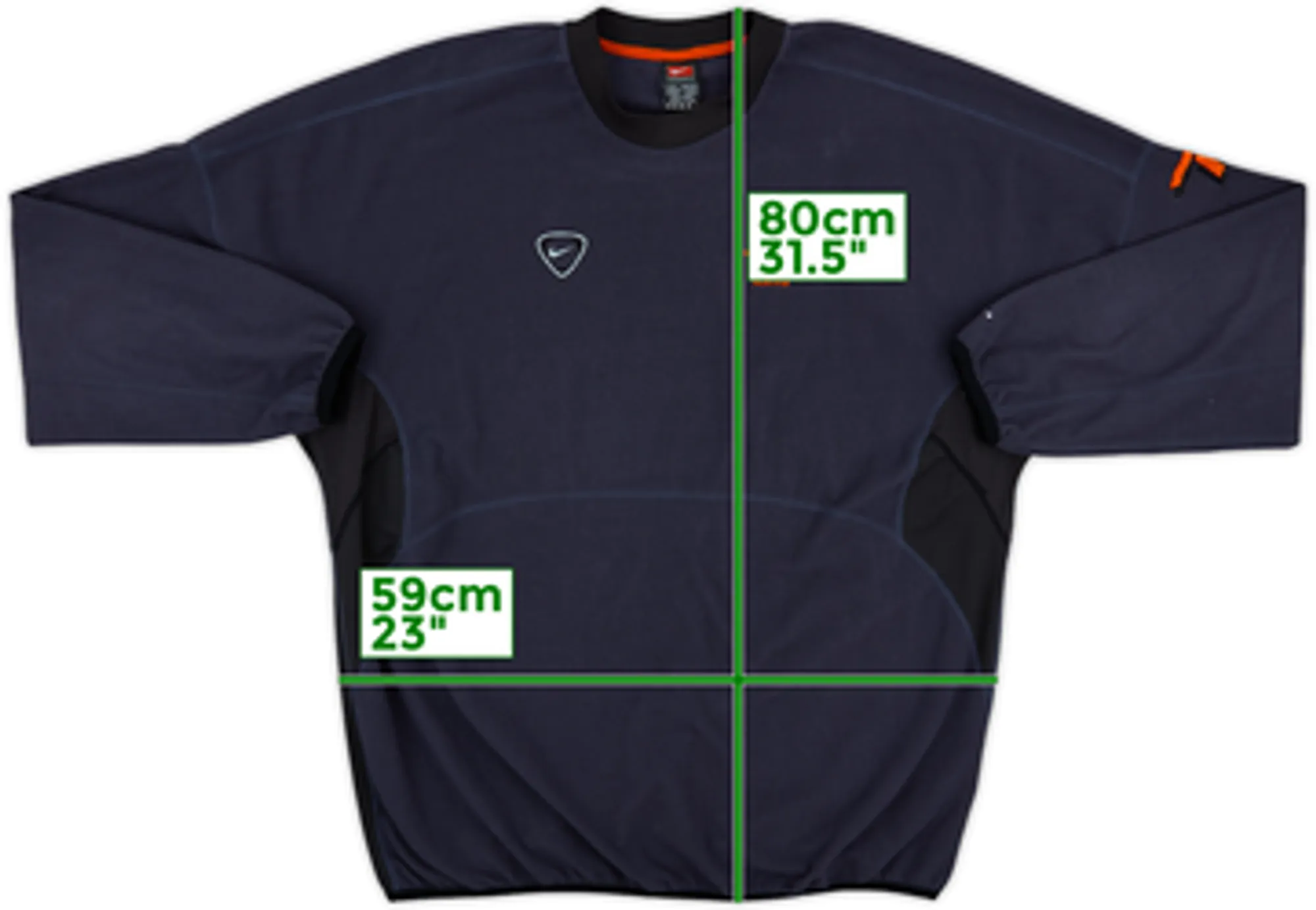 2000-01 Netherlands Nike Fleece Sweat Top - 8/10 - (XL)