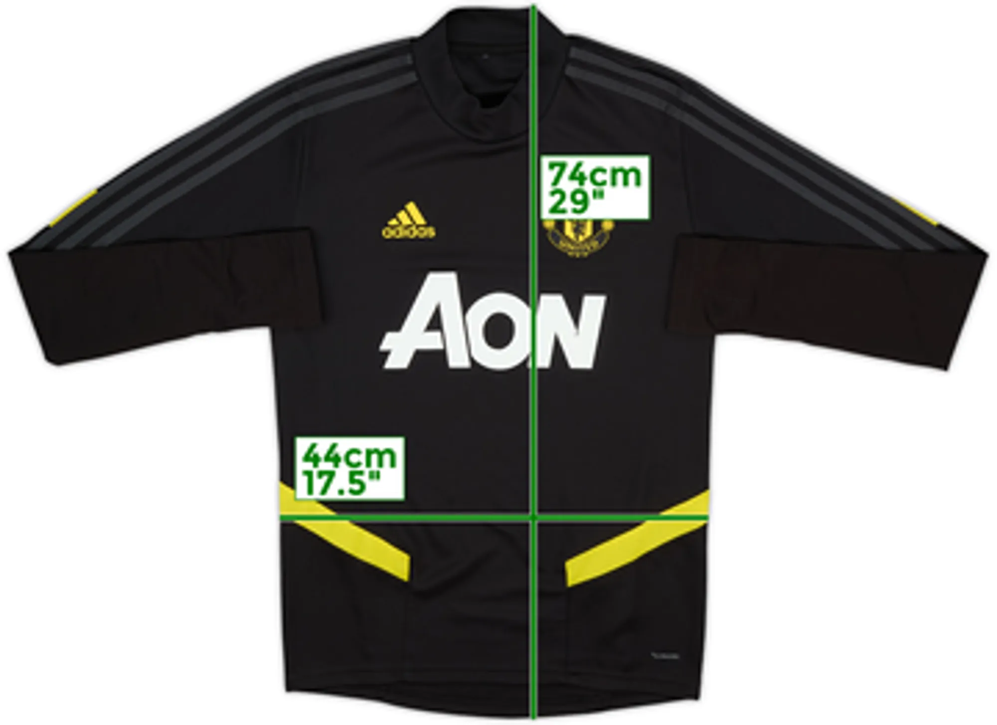 2019-20 Manchester United adidas Sweat Top - 6/10 - (S)