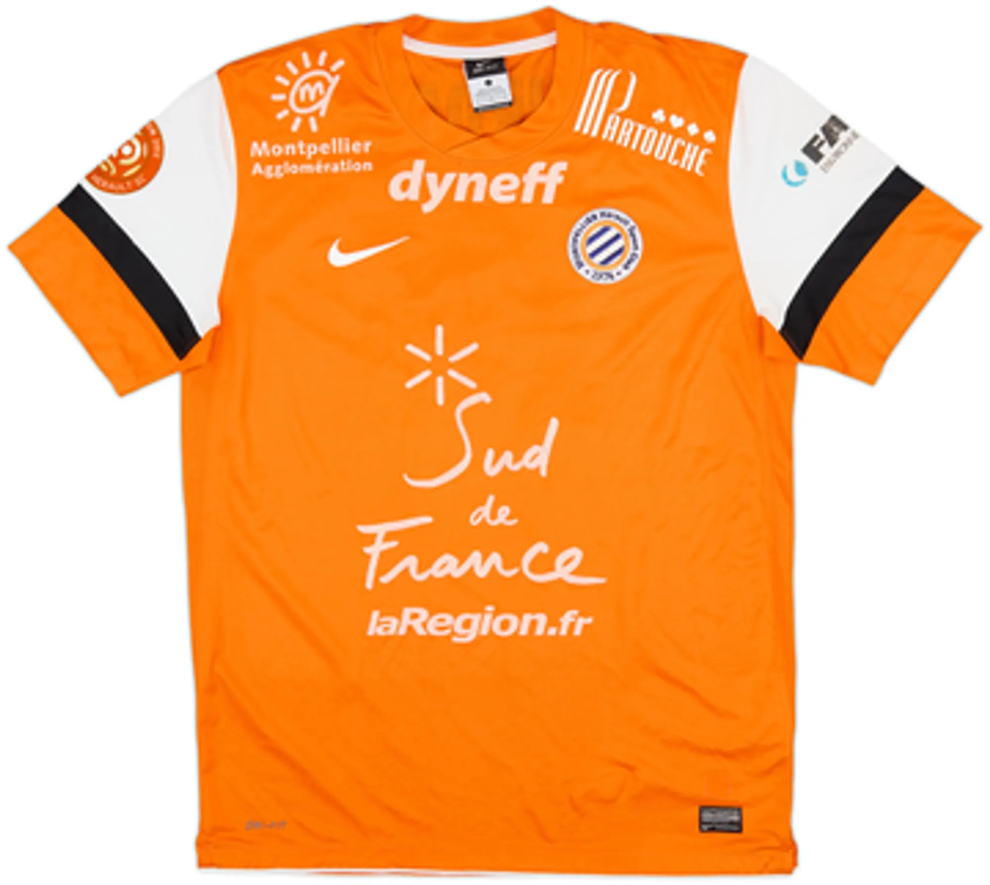 2012-13 Montpellier Signed GK Shirt Jourdren #16 - 5/10 - (L)
