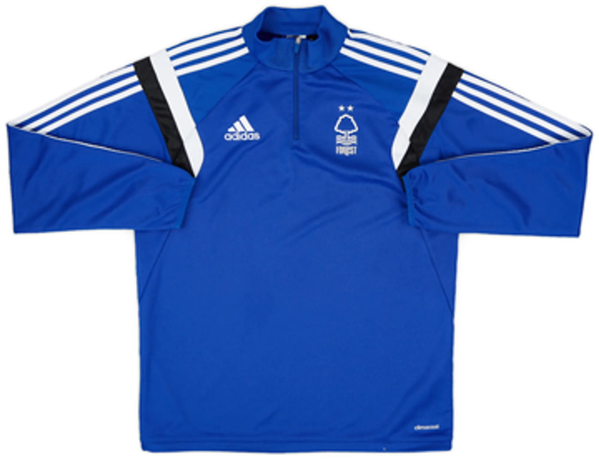 2014-15 Nottingham Forest adidas 1/4 Zip Sweat Top - 6/10 - (M)