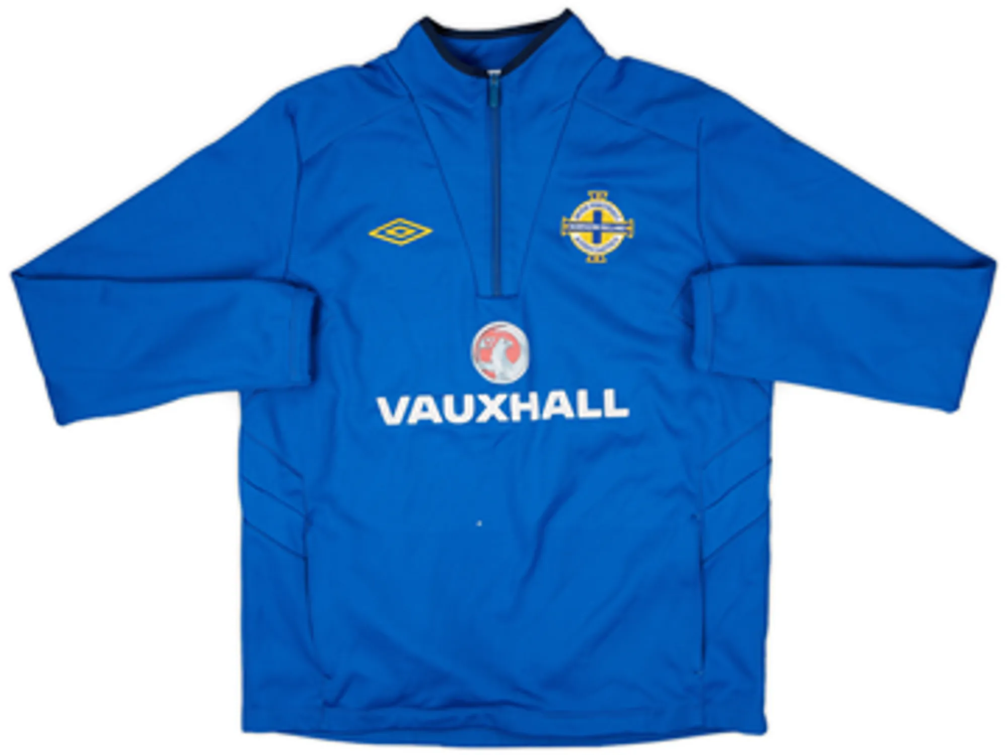 2010-12 Northern Ireland 1/4 Zip Sweat Top - 6/10 - (L)