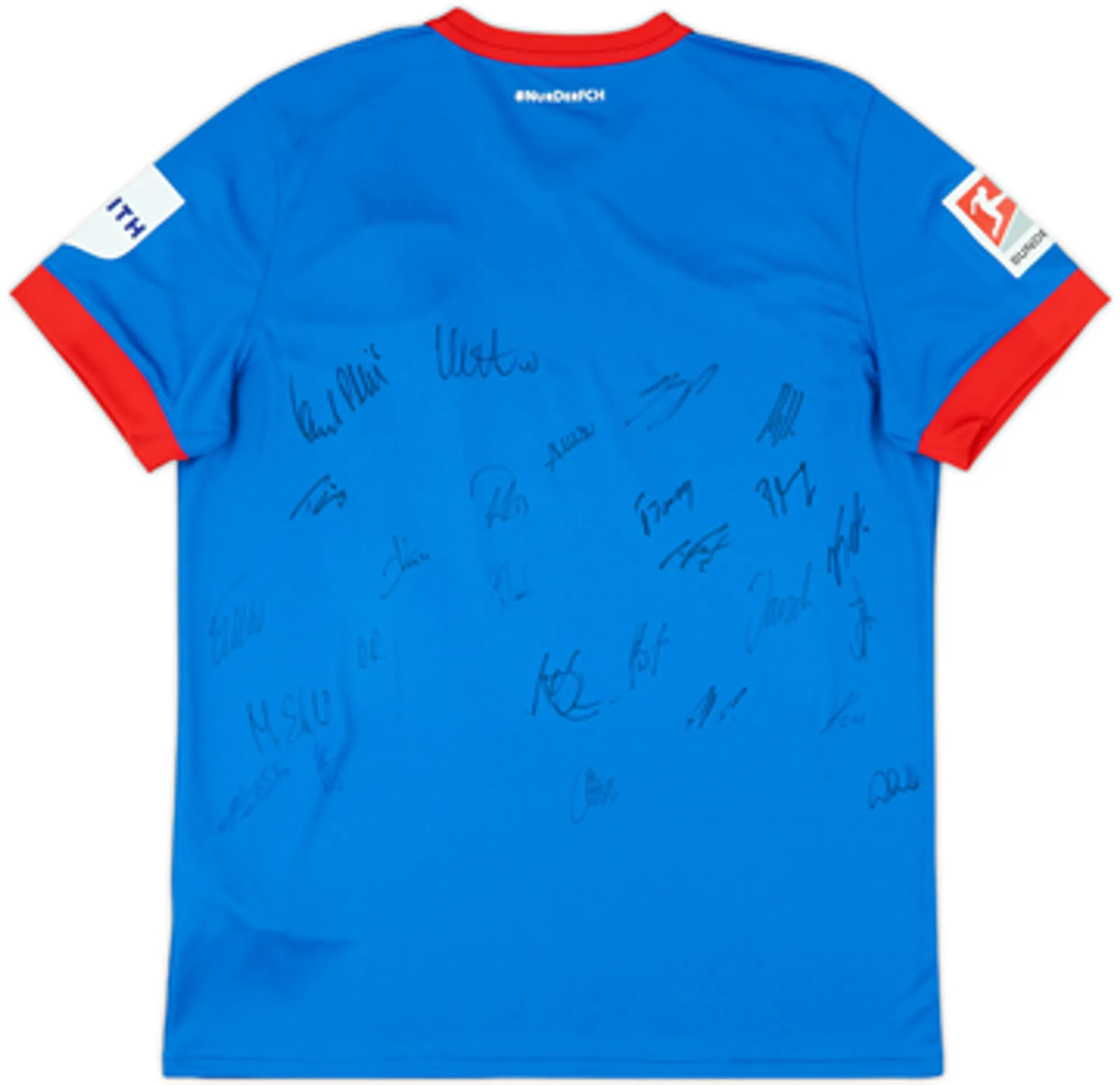 2019-20 Heidenheim Squad Signed Away Shirt - 10/10 - (M)