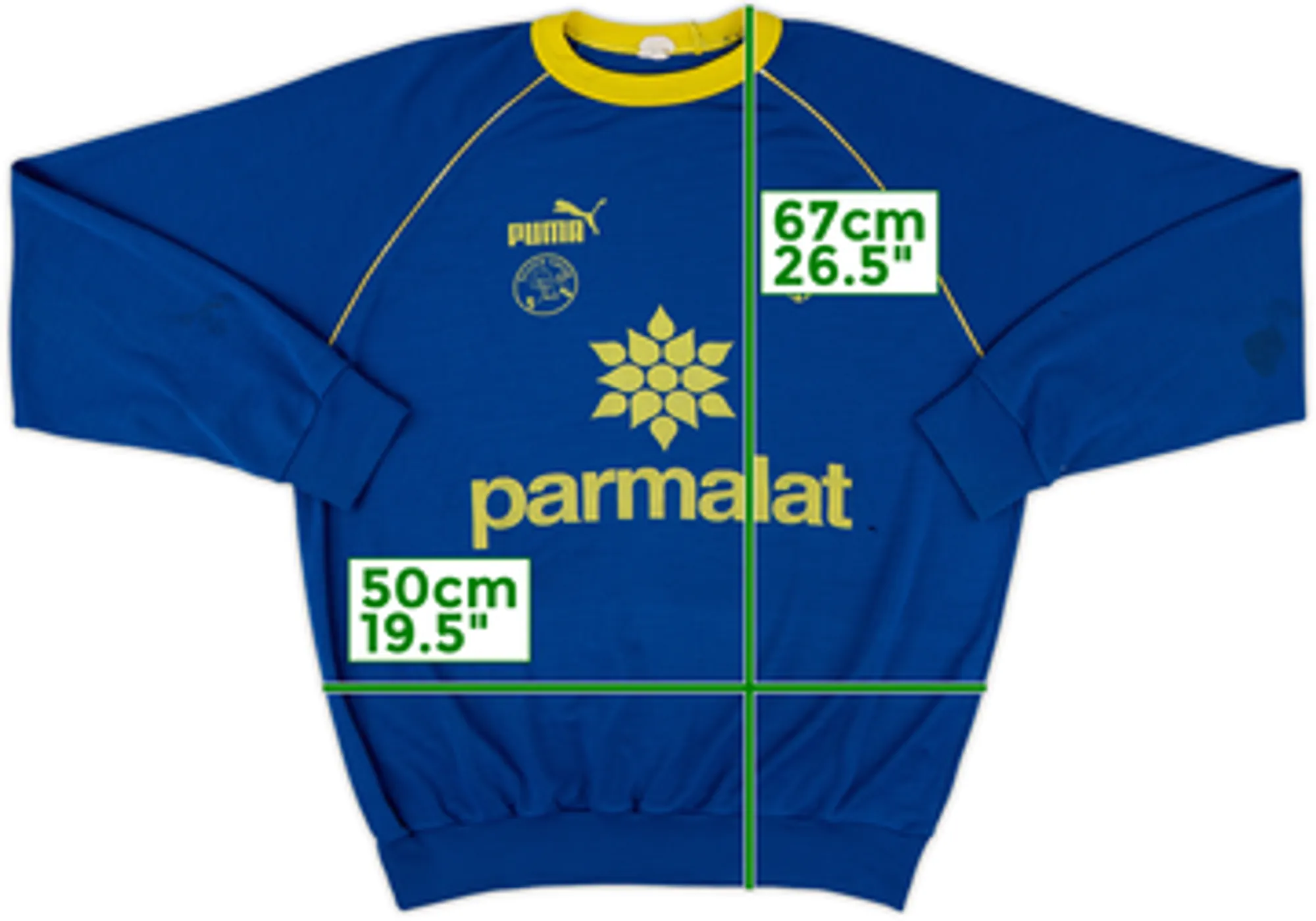 1995-96 Parma Scuola Calcio Puma Sweat Top - 6/10 - (XL)