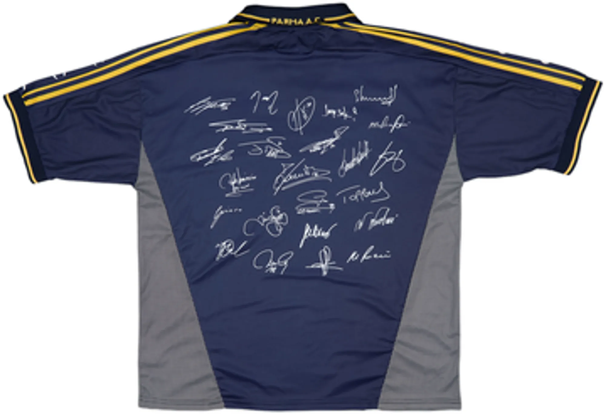 2001-02 Parma 'Signed' Finale TIM Cup Third Shirt (XL)