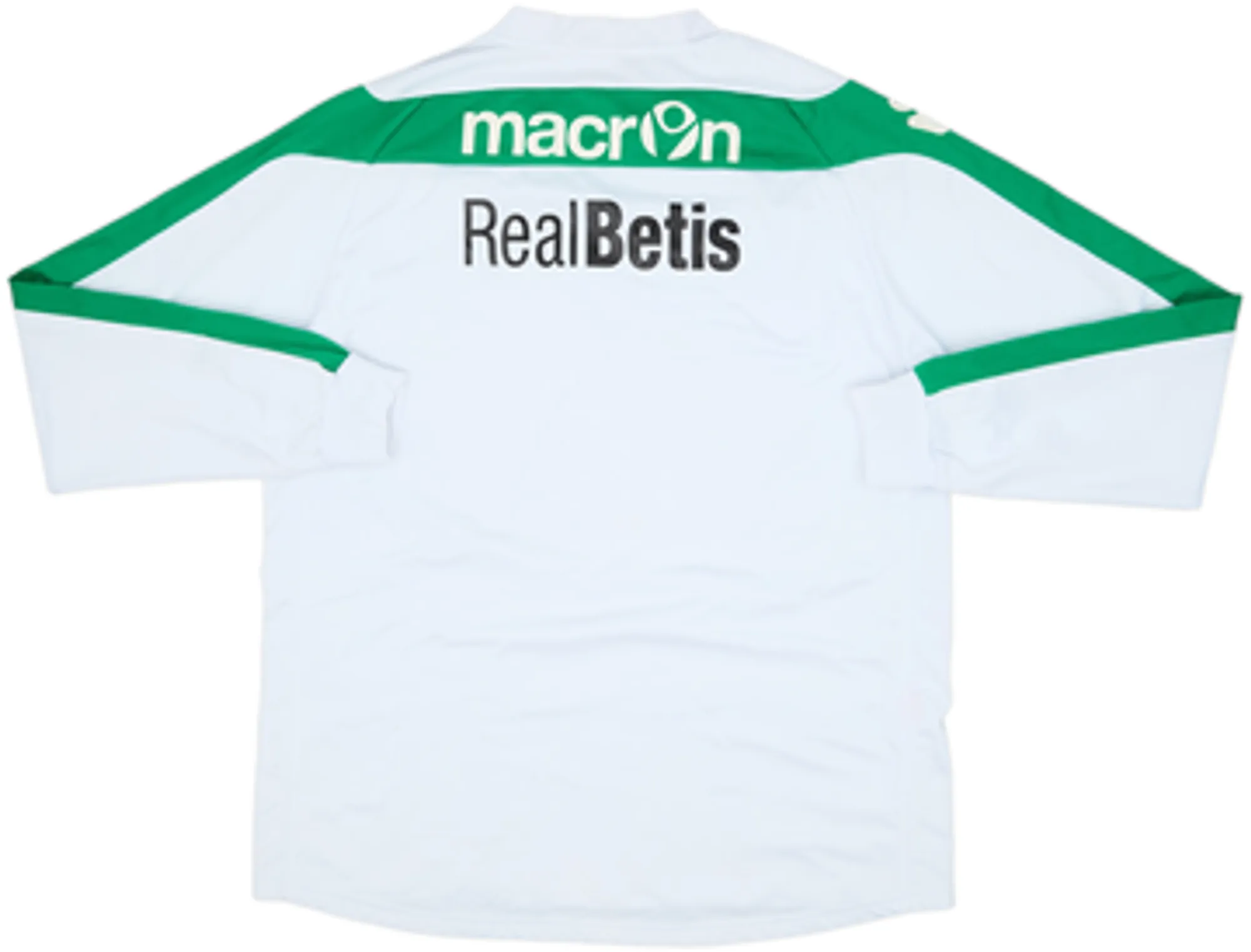 2014-15 Real Betis Player Issue Macron Sweat Top #4 - 5/10 - (L)
