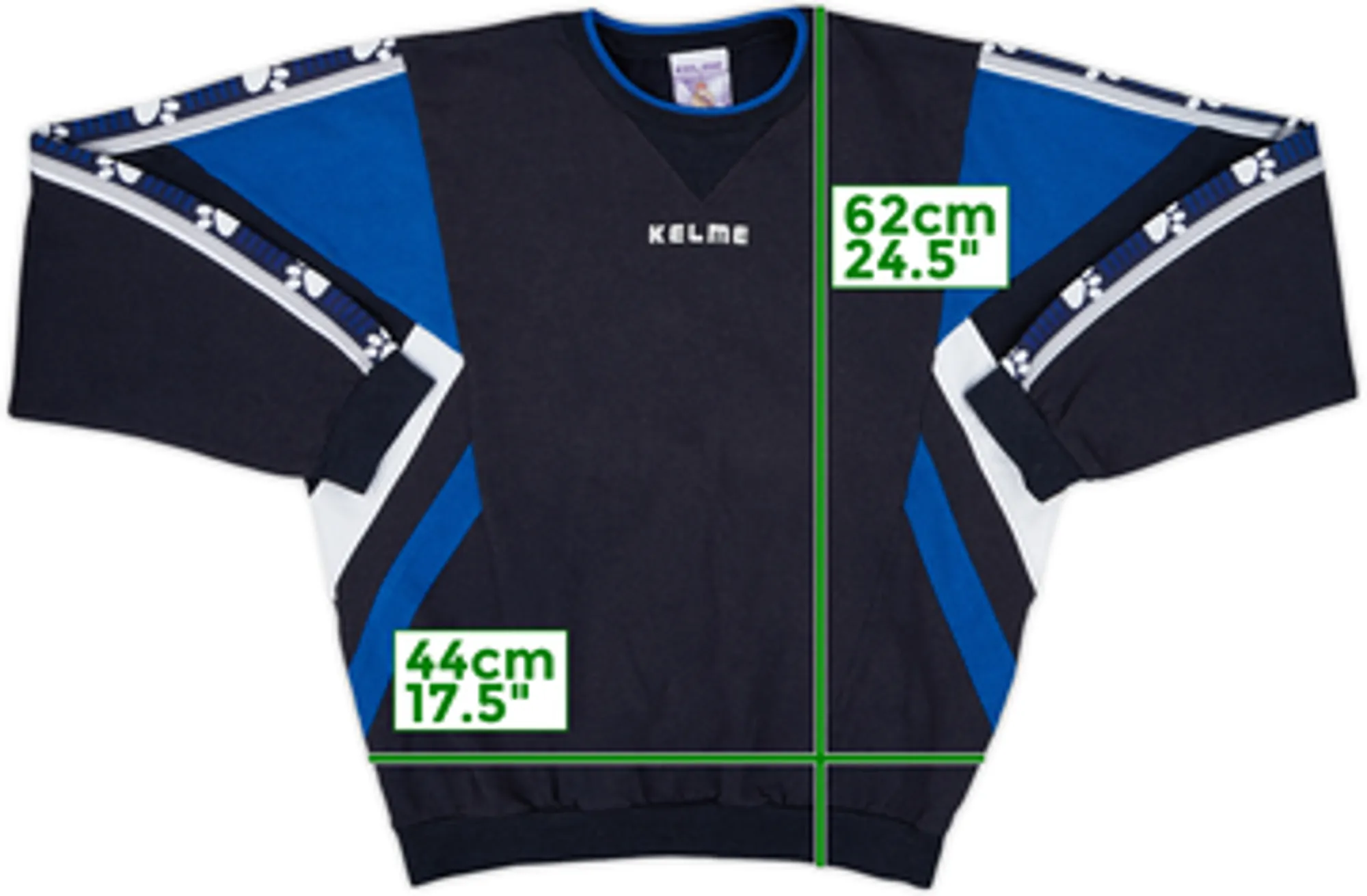 1996-97 Real Madrid Kelme Sweat Top - 9/10 - (M)