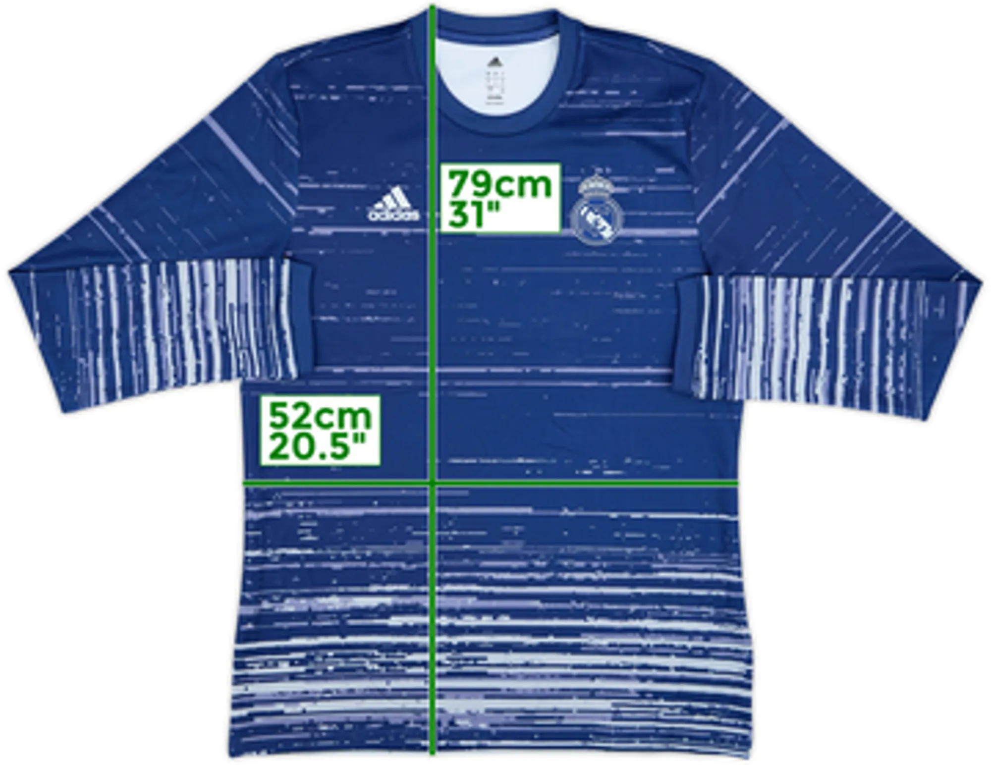 2016-17 Real Madrid adidas Sweat Top - 10/10 - (L)