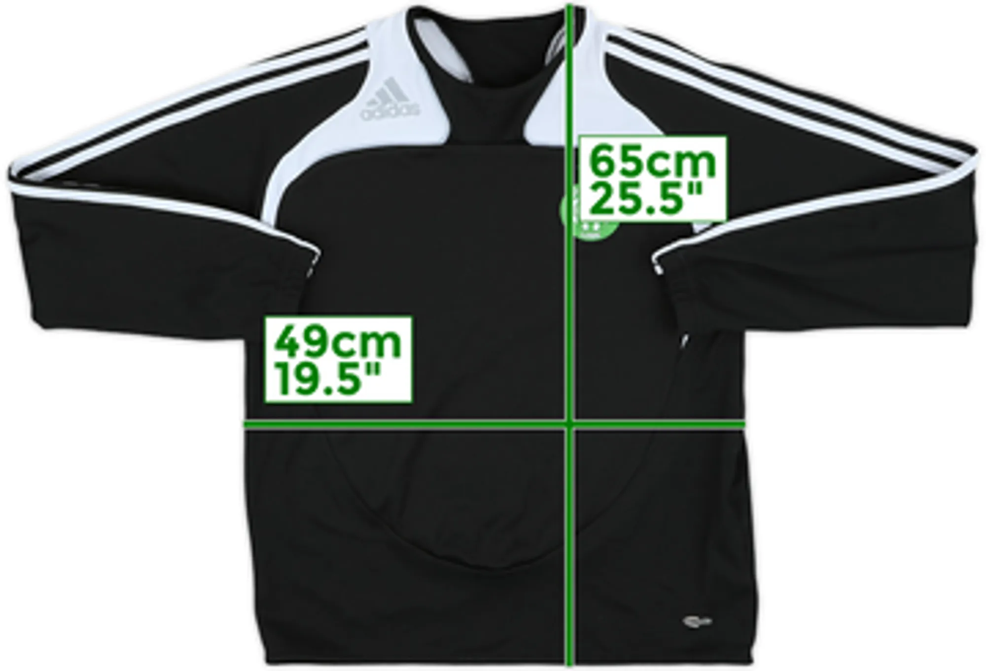 2008-09 Saint Etienne adidas Sweat Top - 8/10 - (S)