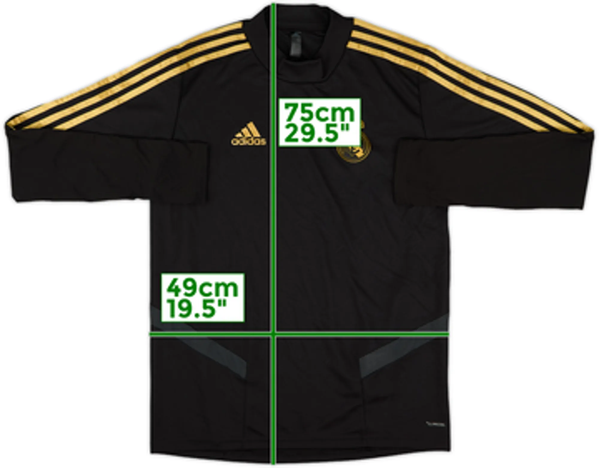 2019-20 Real Madrid adidas Sweat Top - 8/10 - (S)
