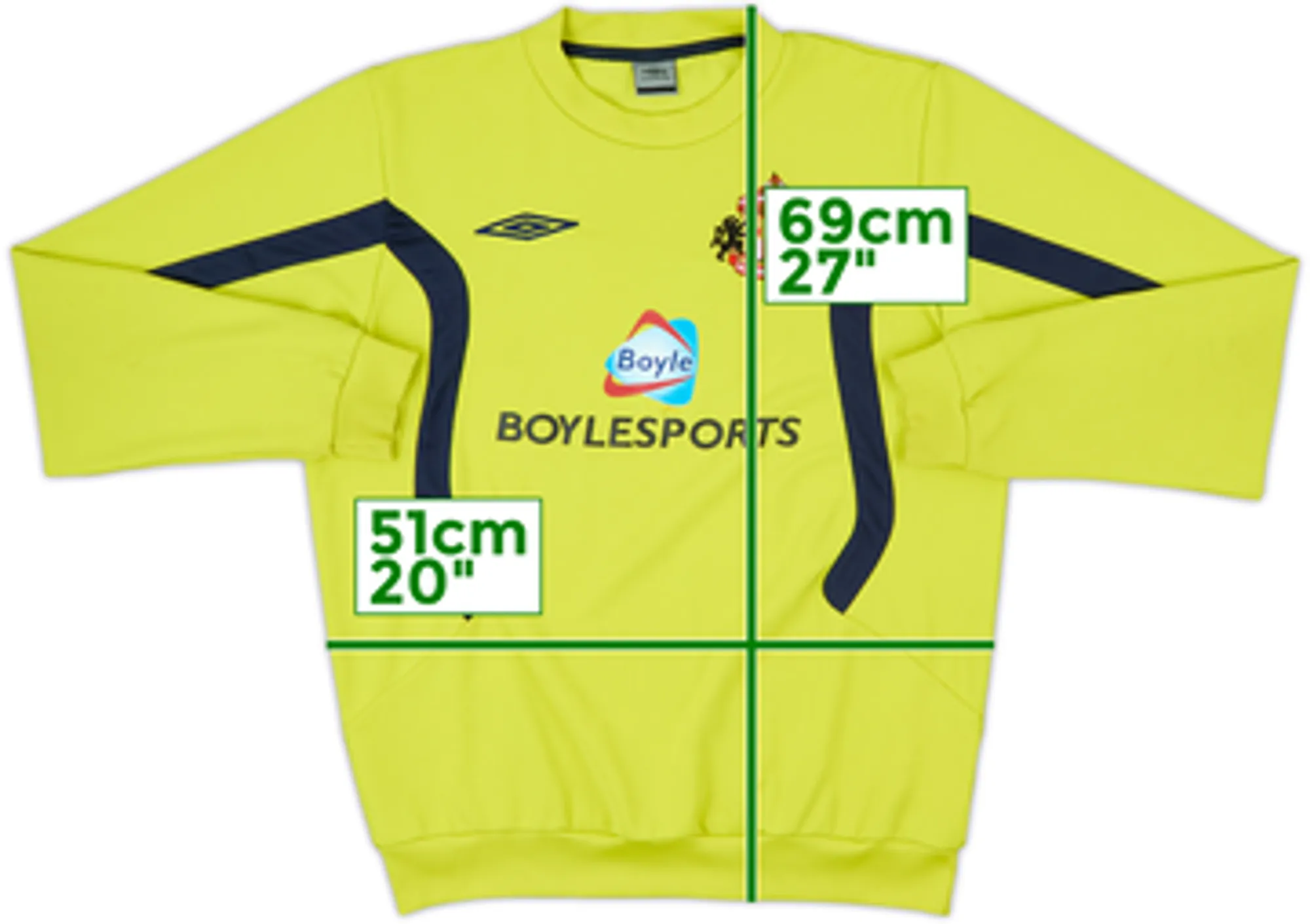 2009-10 Sunderland Umbro Sweat Top - 7/10 - (M)