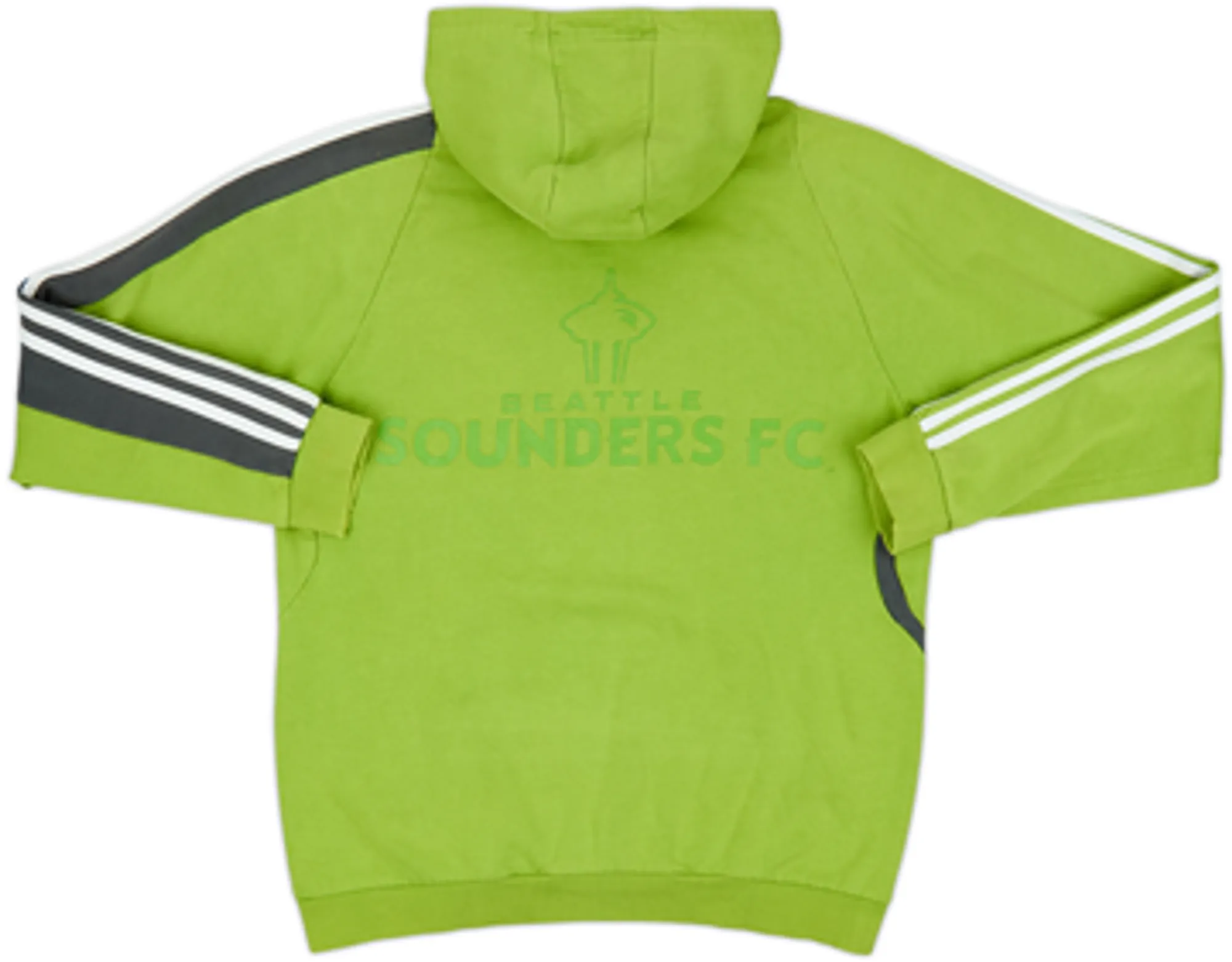 2009-10 Seattle Sounders adidas Hooded Sweat Top - 5/10 - (M/L)