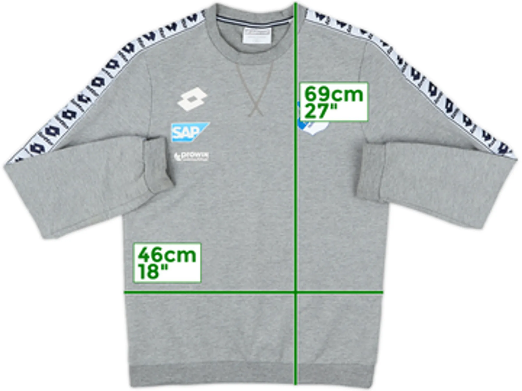2018-19 TSG Hoffenheim Lotto Sweat Top - 8/10 - (XS)