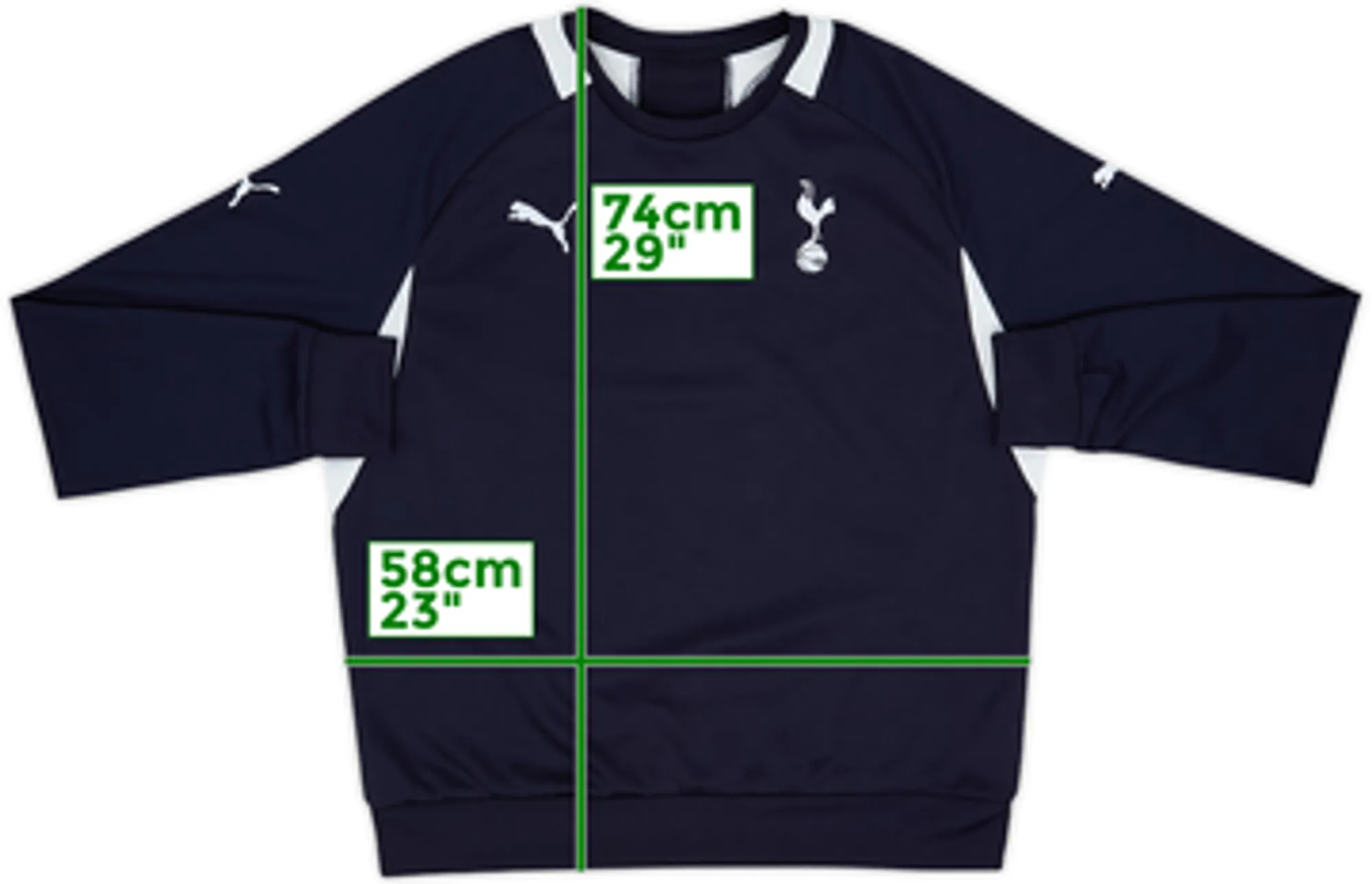 2011-12 Tottenham Puma Sweat Top - 8/10 - (XXL)