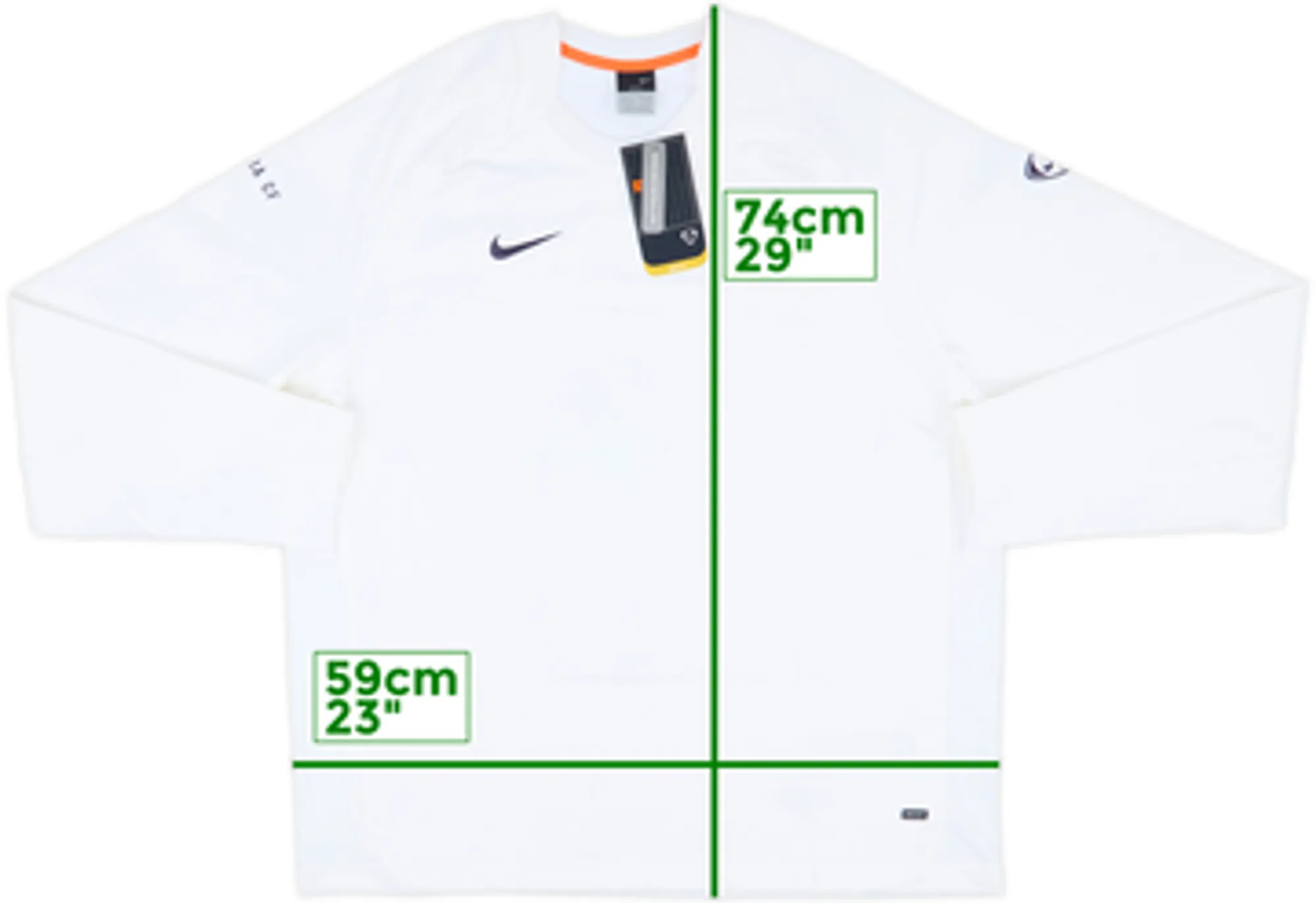 2005-06 Valencia Nike Sweat Top (L)