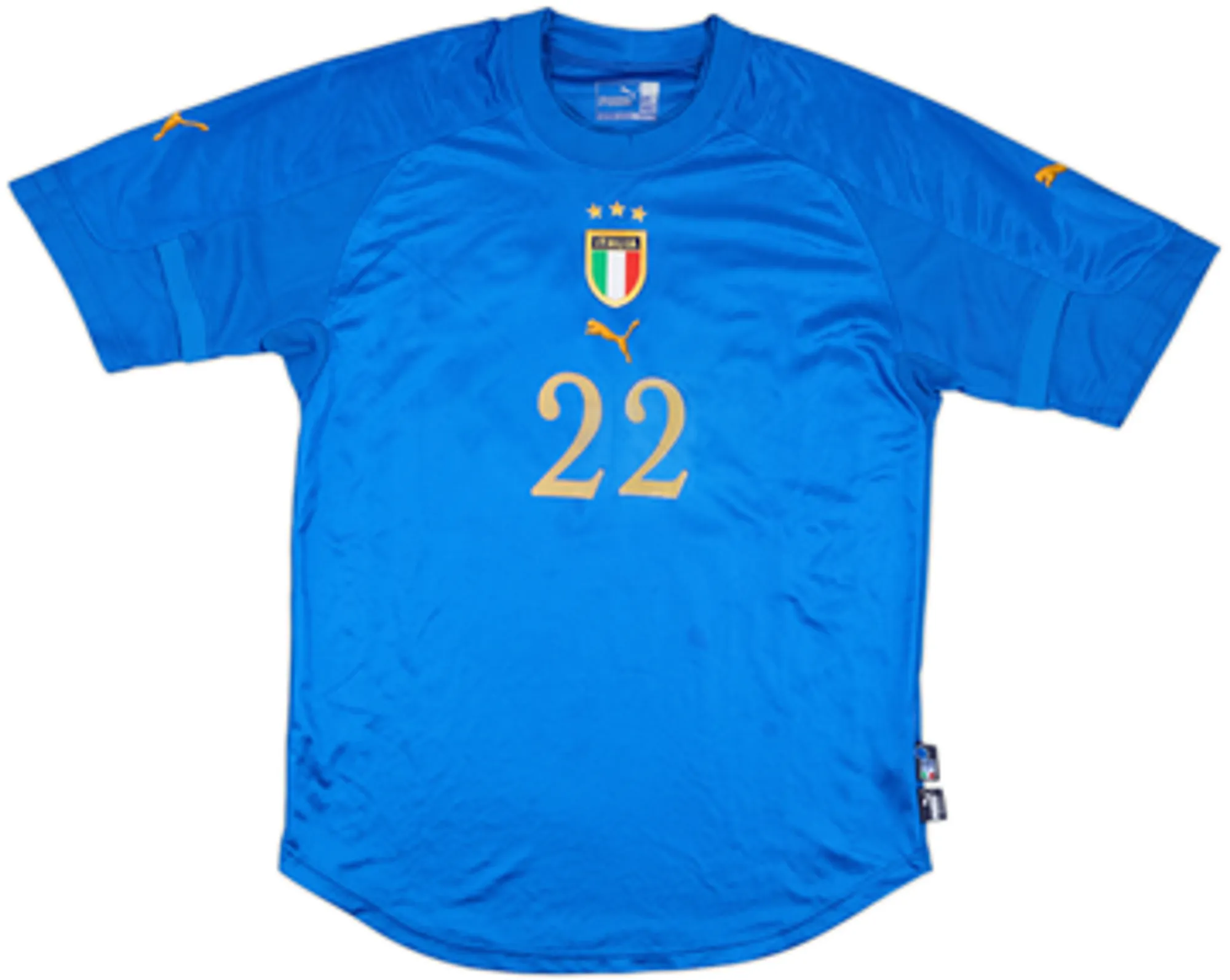 2004-06 Italy Home Shirt Oddo #22 - 7/10 - (L)