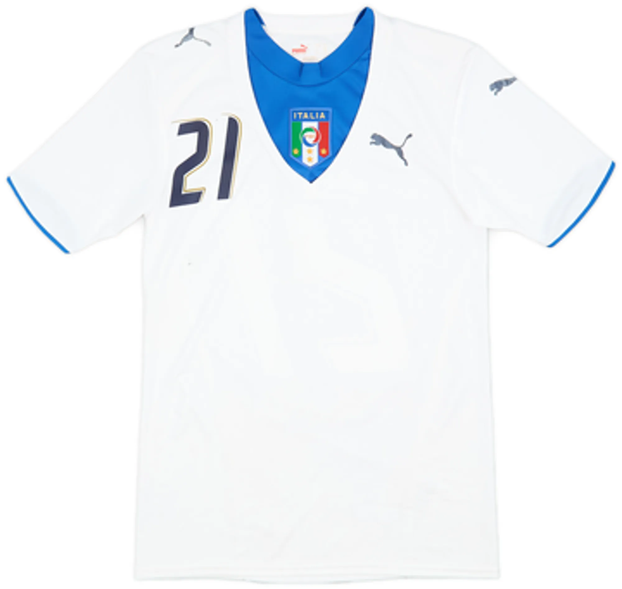 2006 Italy Away Shirt Pirlo #21 - 7/10 - (XS)