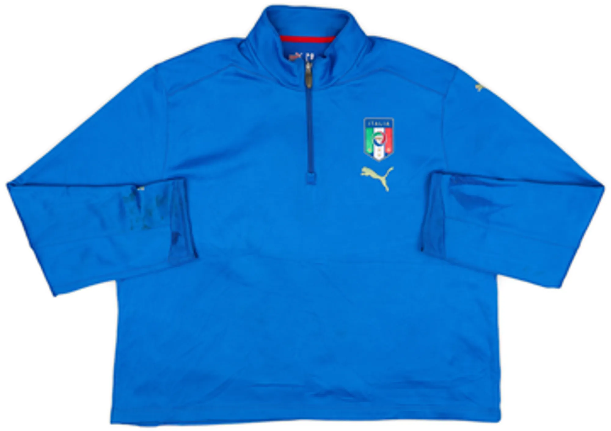 2006-07 Italy Puma 1/4 Zip Drill Top - 4/10 - (XXL)