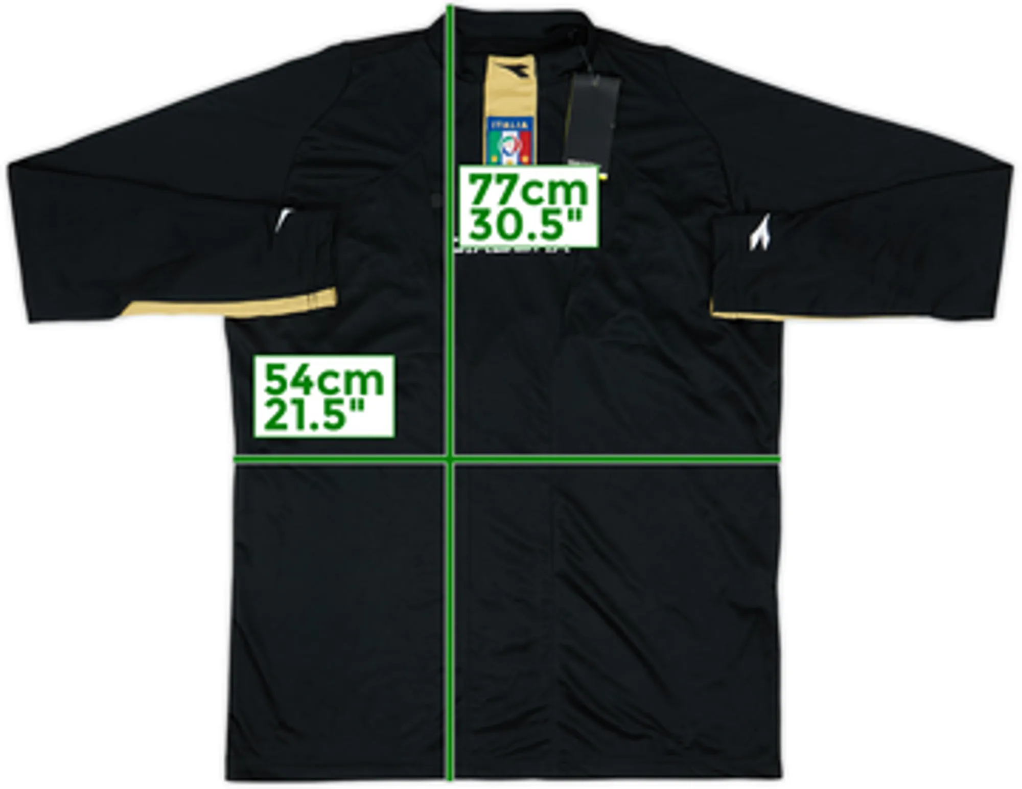 2007-09 Italy Diadora Referee L/S Shirt (L)
