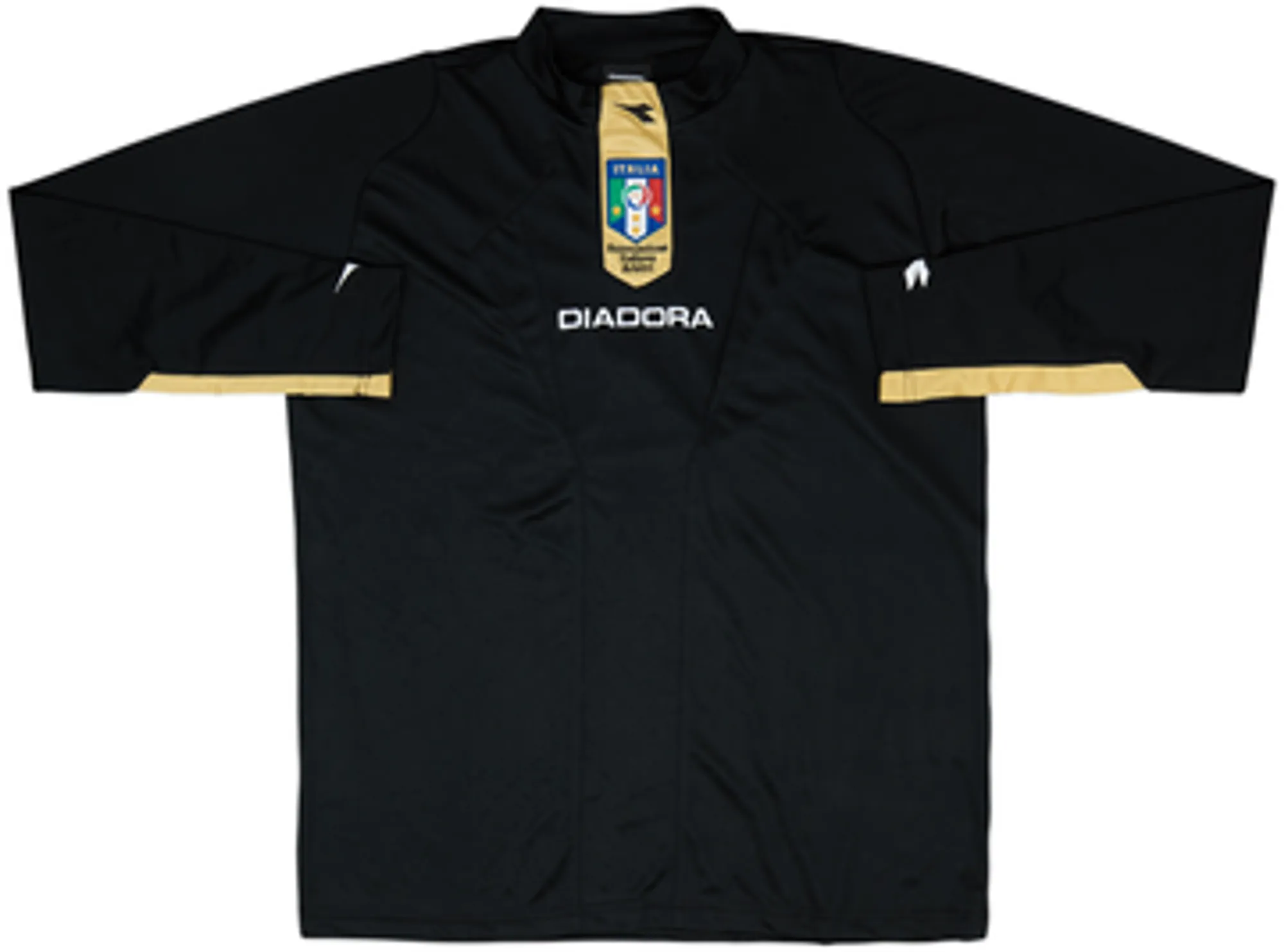 2007-09 Italy Diadora Referee L/S Full Kit - 7/10 - (M)