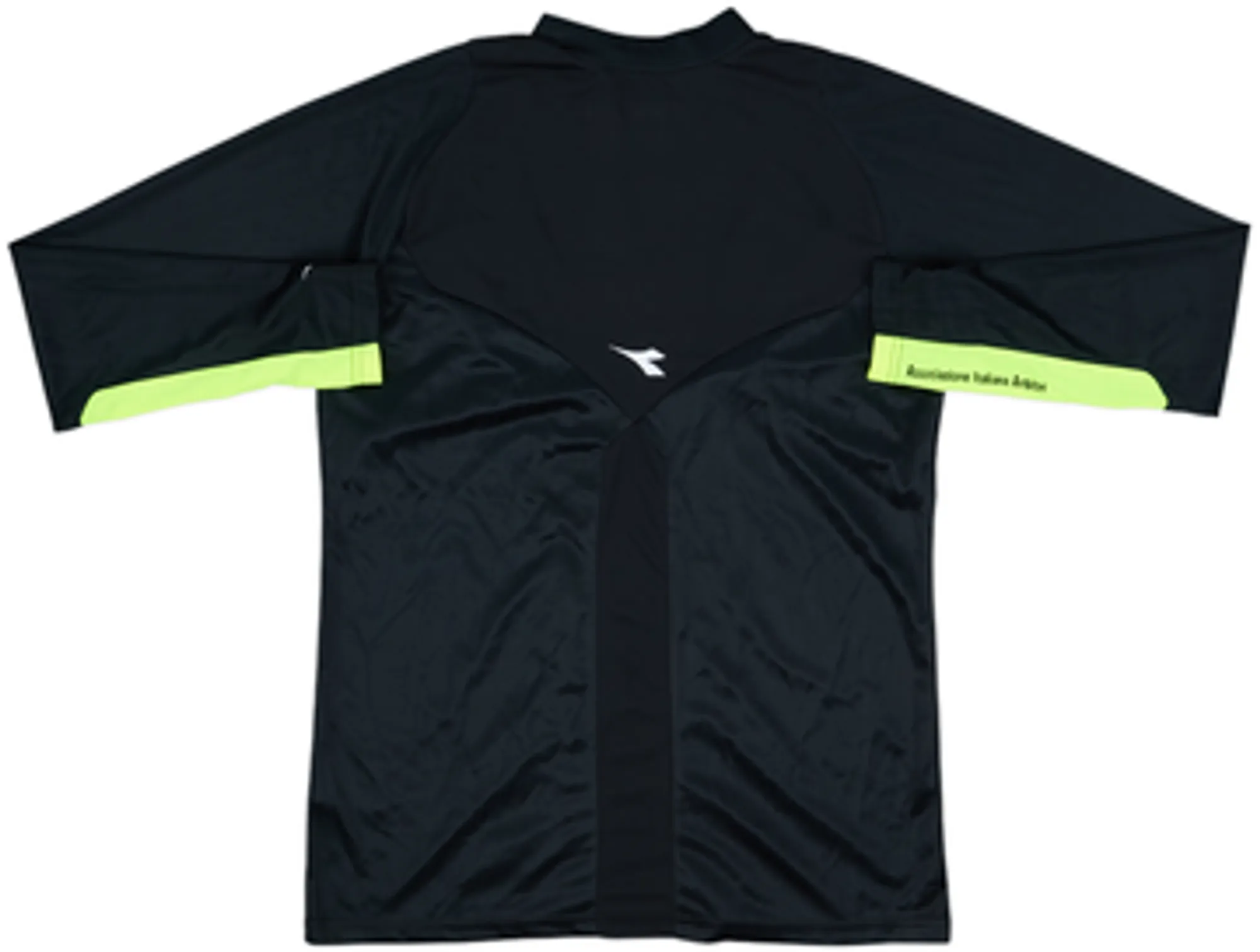 2009-10 ITALY FIGC Diadora Referee L/S Shirt - 9/10 - (M)