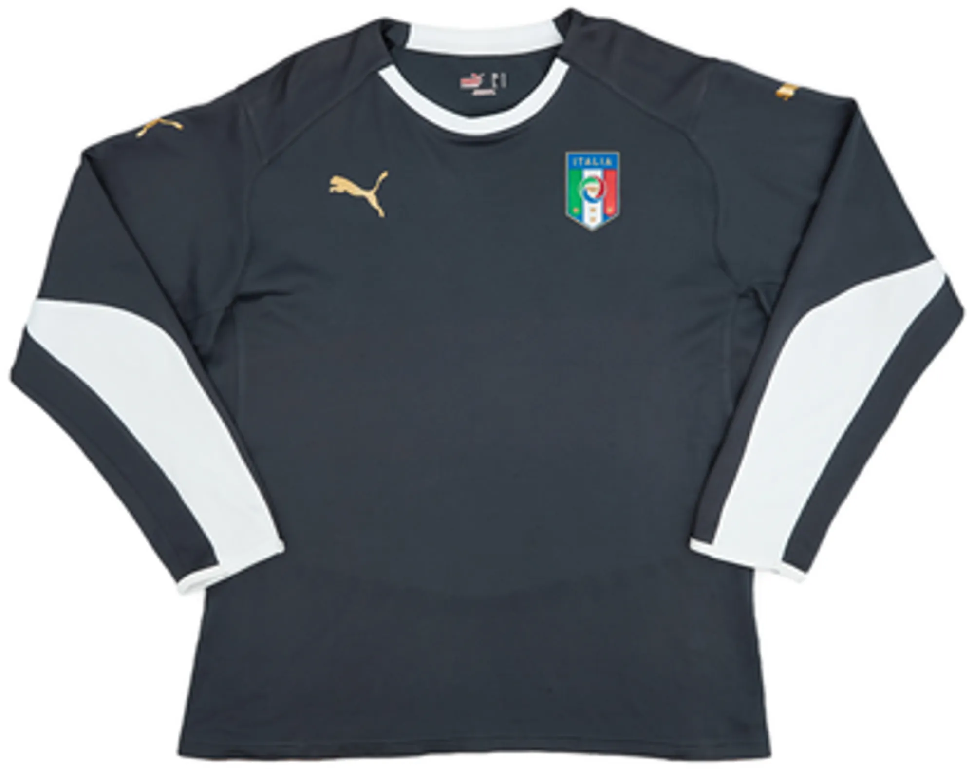2008-09 Italy Grey GK Shirt - 7/10 - (L)