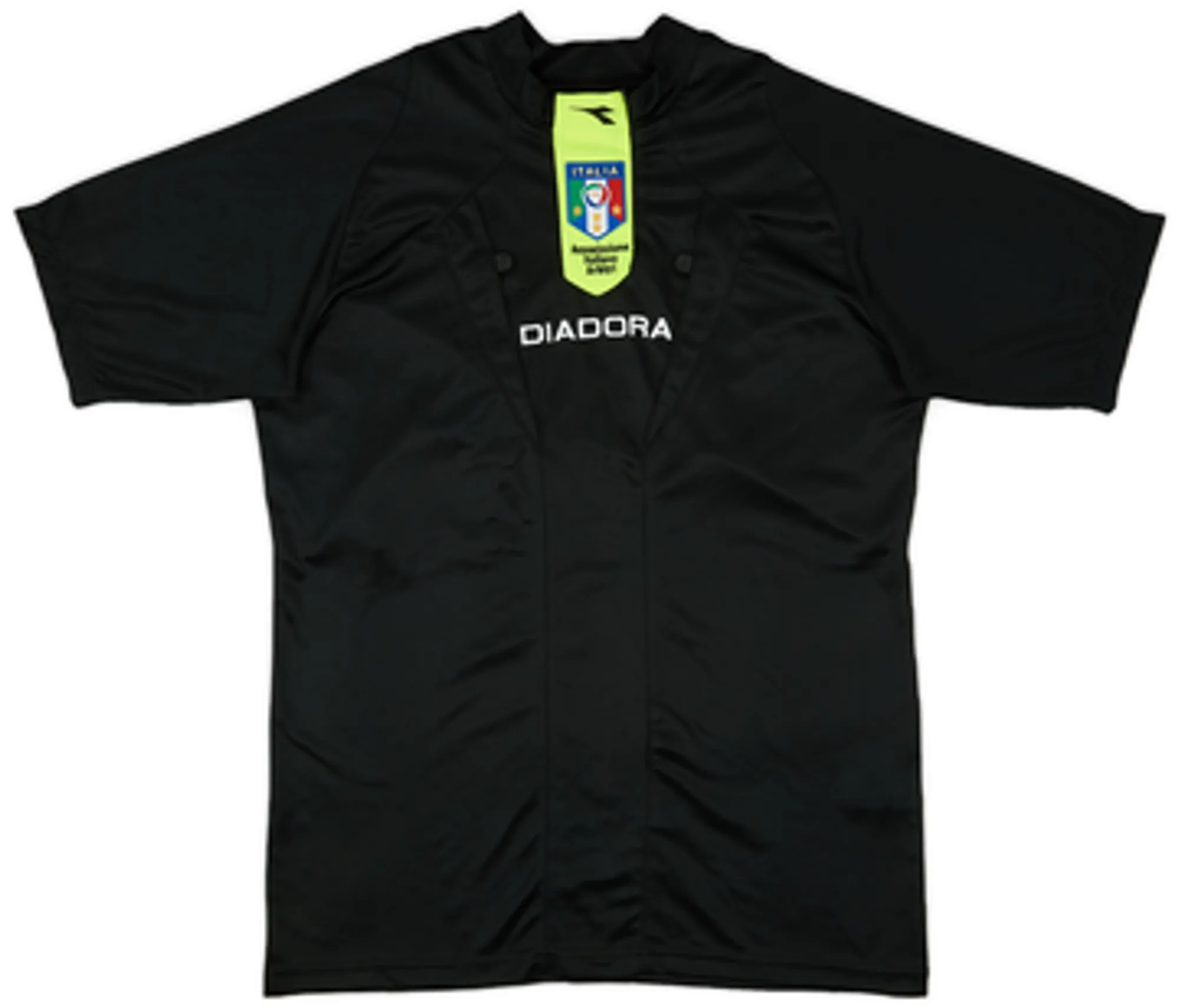 2009-10 Italy Diadora Referee S/S Shirt - 9/10 - (S)