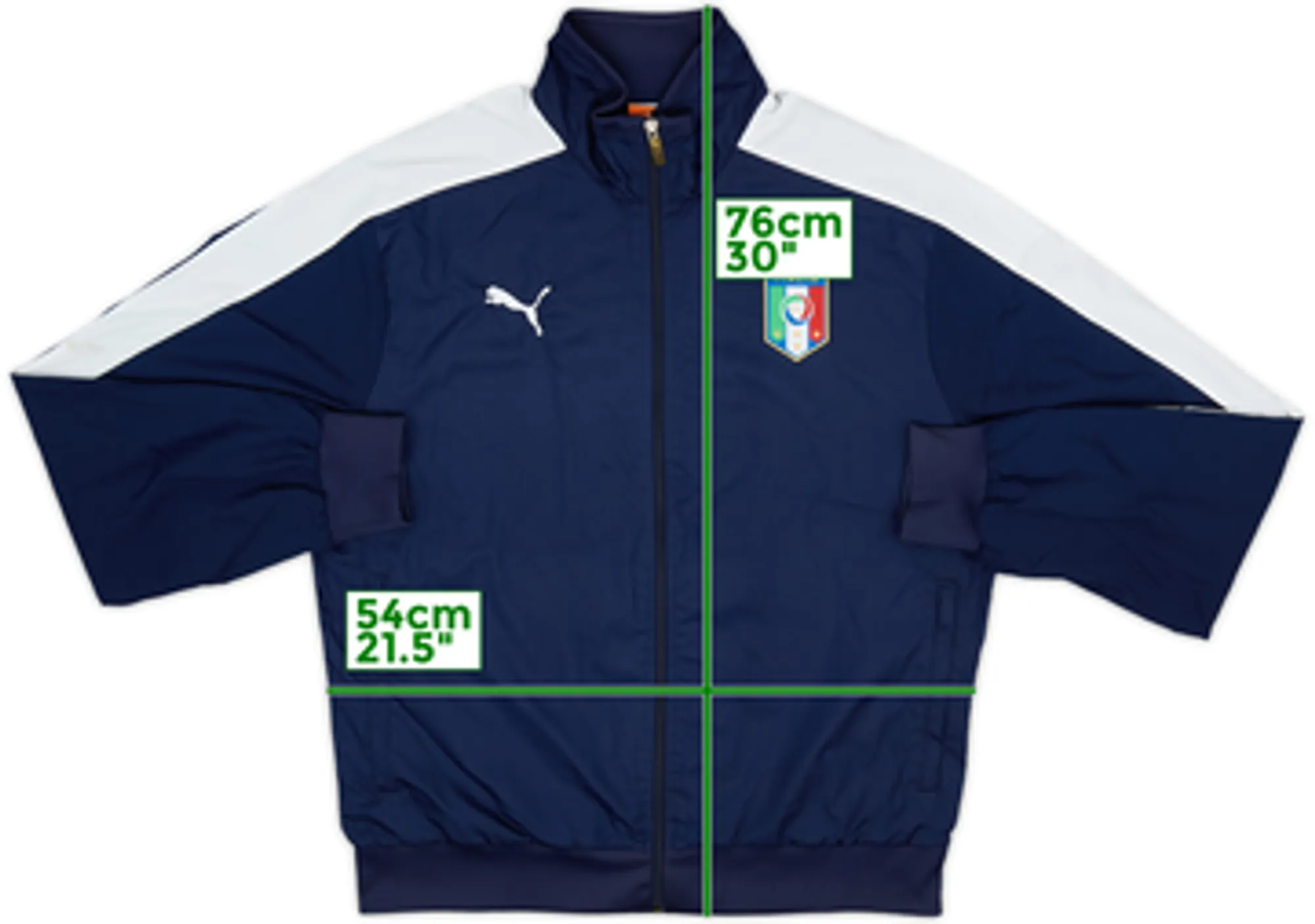 2010-11 Italy Puma Track Jacket - 9/10 - (XL)
