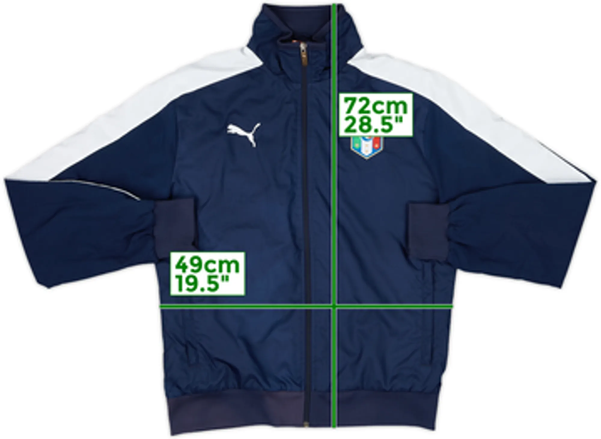 2012-14 Italy Puma Track Jacket - 8/10 - (M)