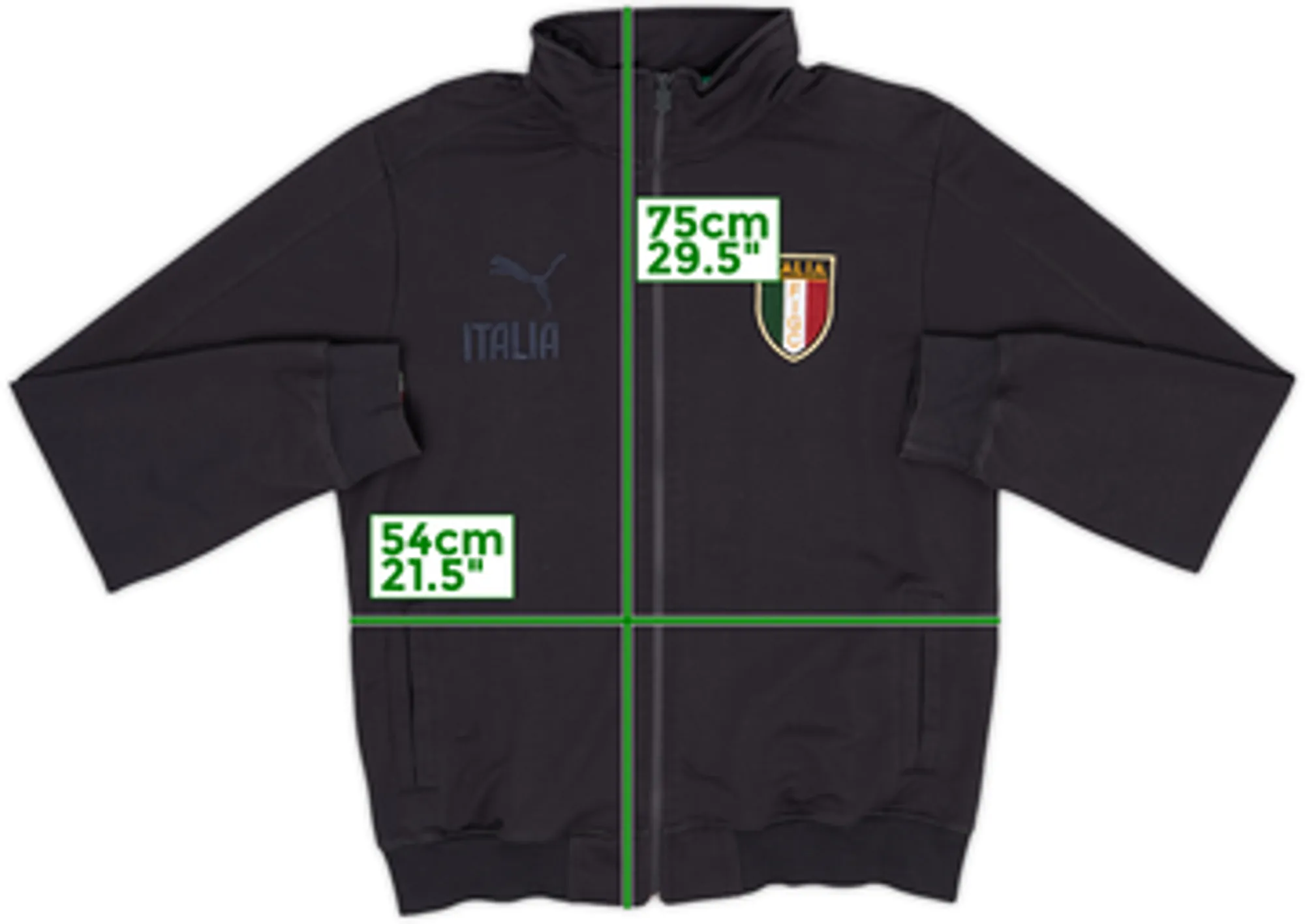 2012-13 Italy Women Puma Track Jacket - 9/10 - (Women's XXL)