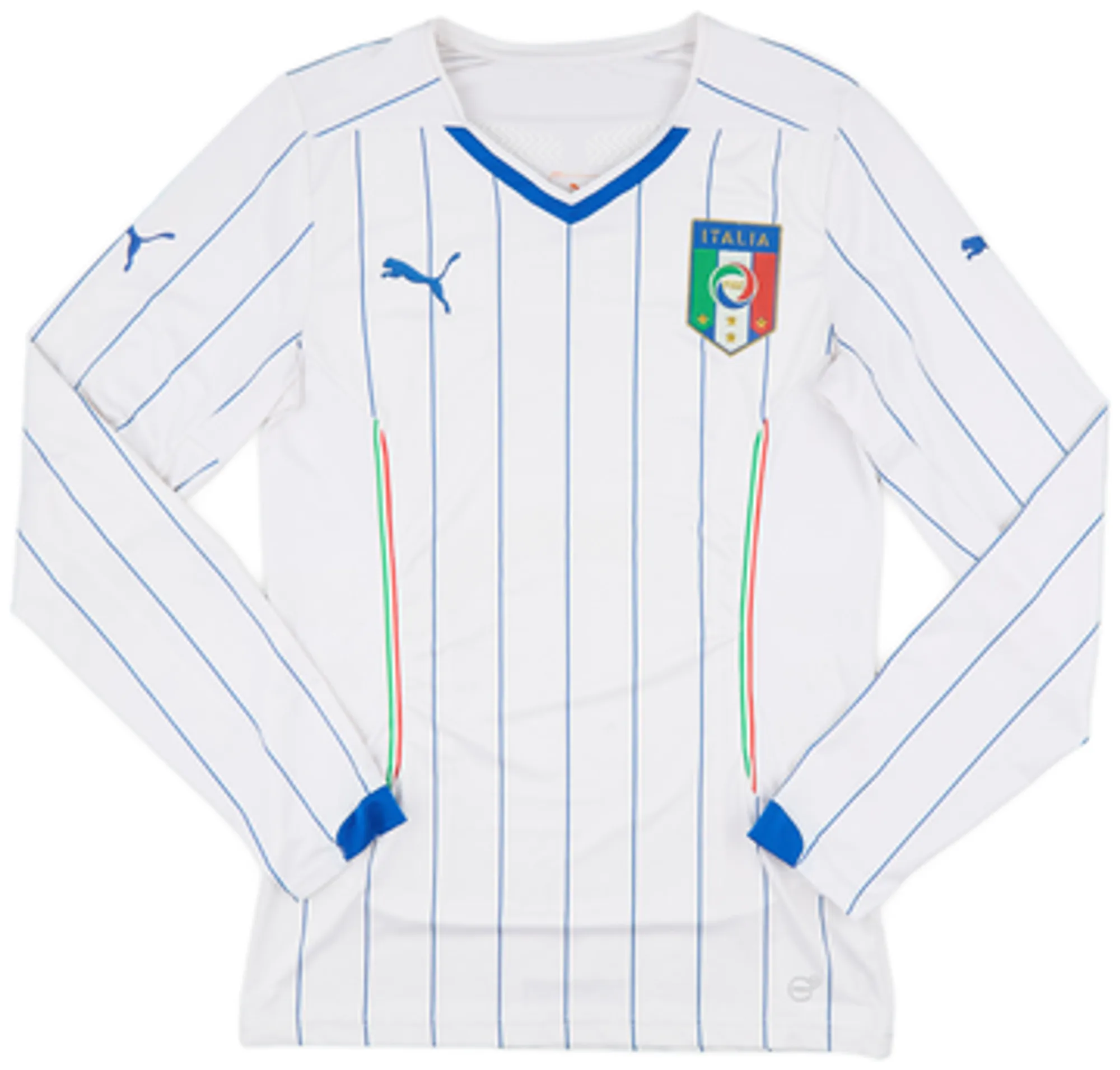 2014-15 Italy Player Issue Away L/S Shirt - 9/10 - (M)