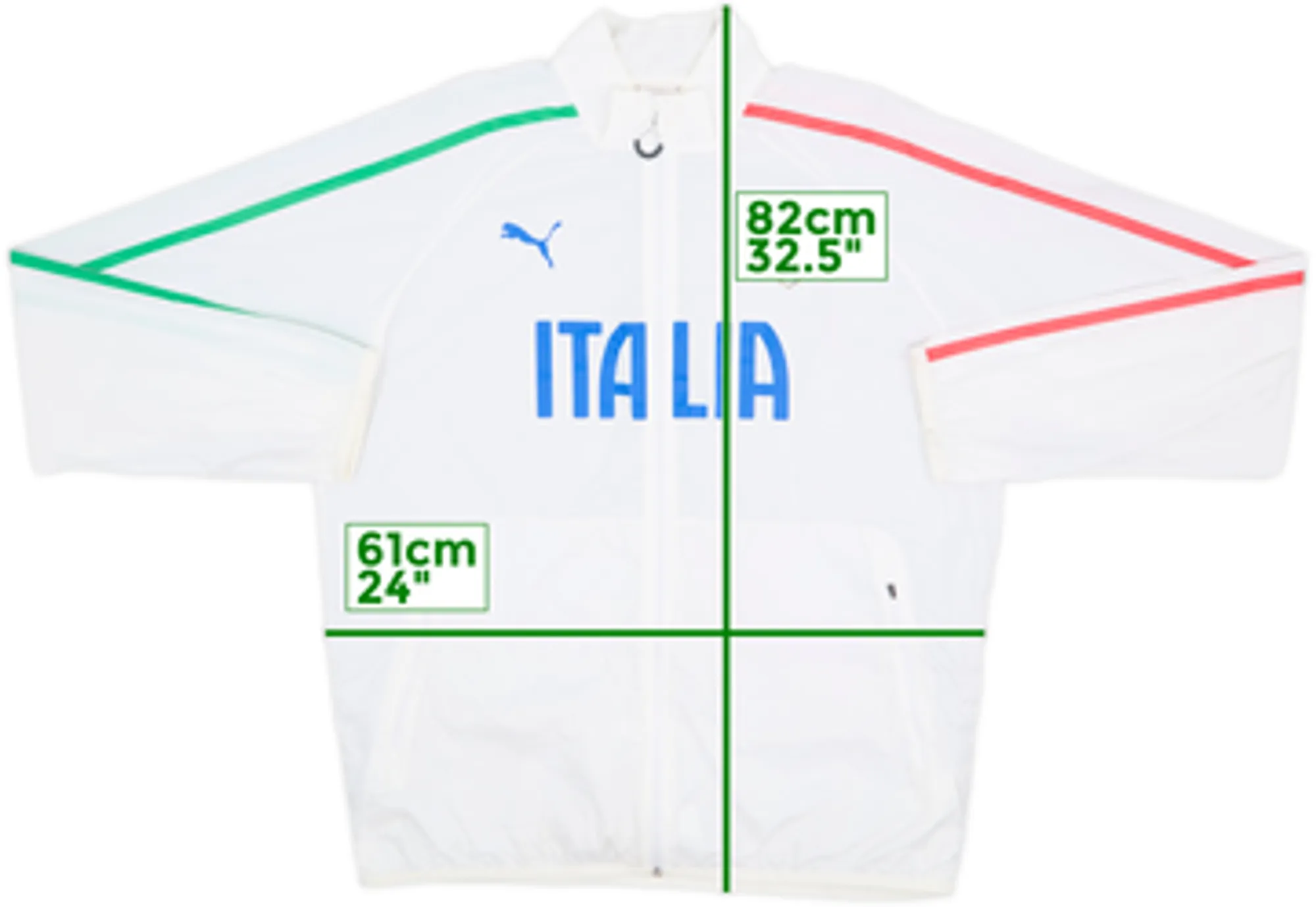 2014-15 Italy Puma Windbreaker Jacket - 8/10 - (XL)