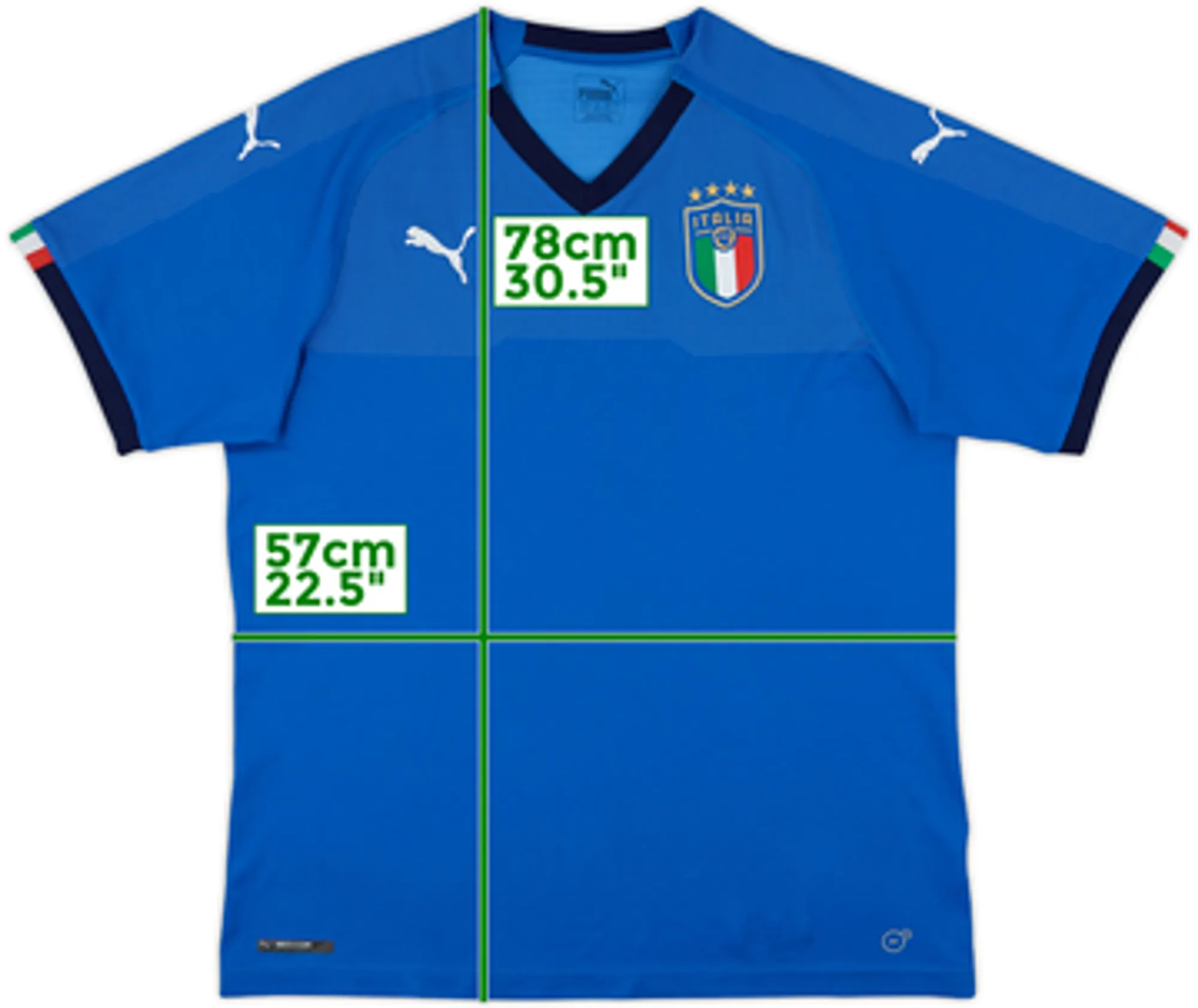 2018-19 Italy Home Shirt - 8/10 - (S.Boys)