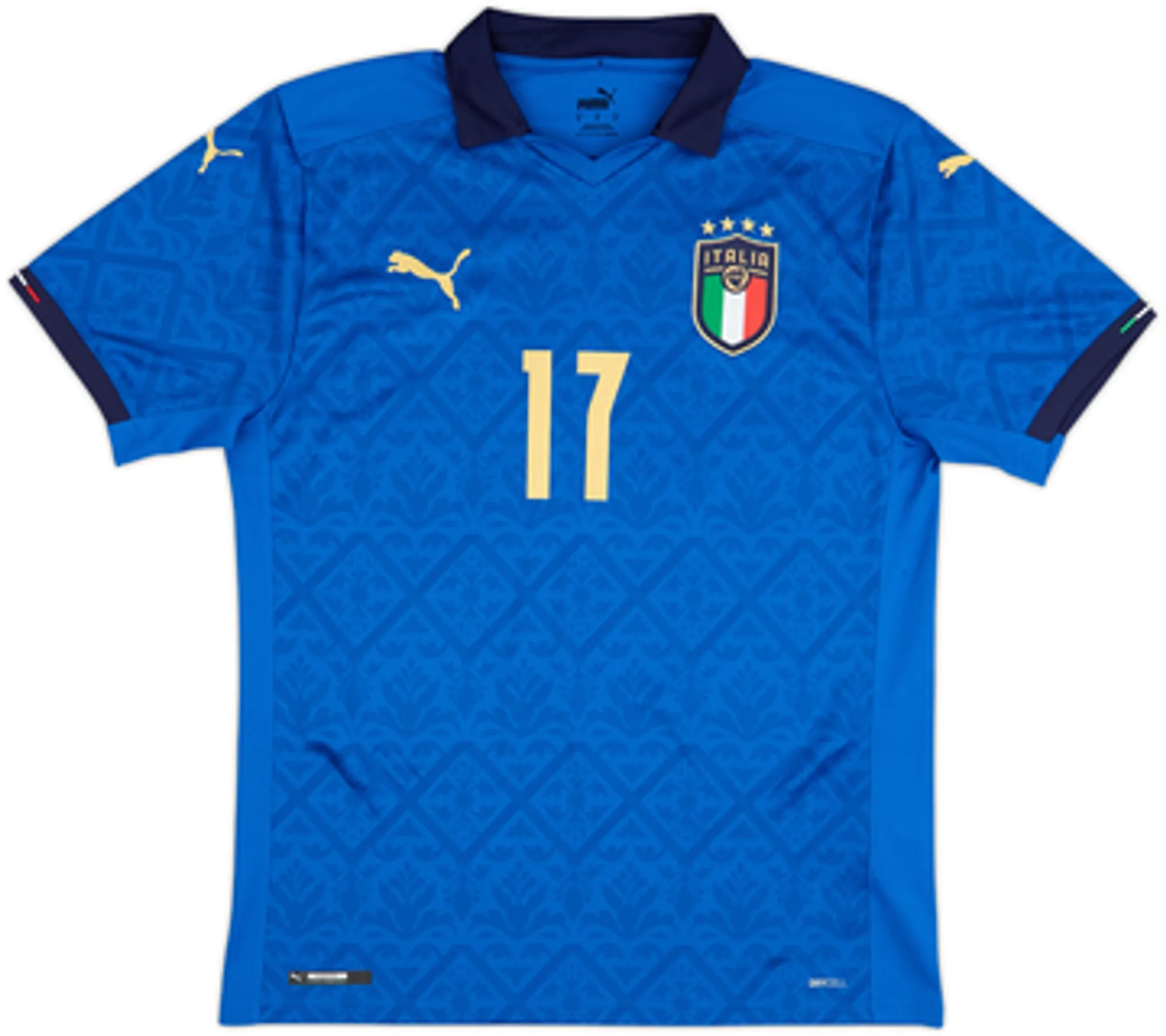 2020-21 Italy Home Shirt Immobile #17 - 8/10 - (XL)