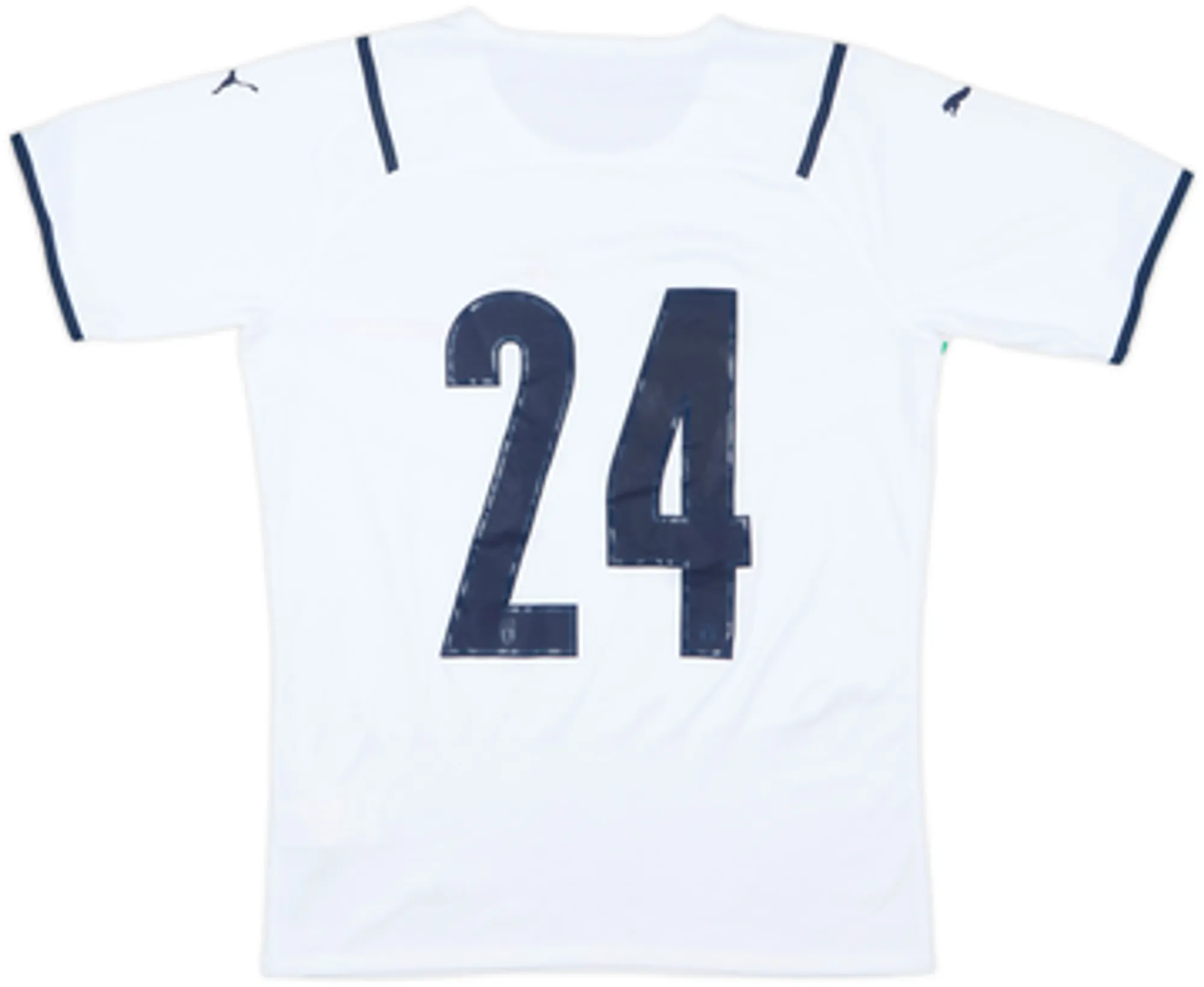 2021 Italy Player Issue Away Shirt #24 - 7/10 - (L)