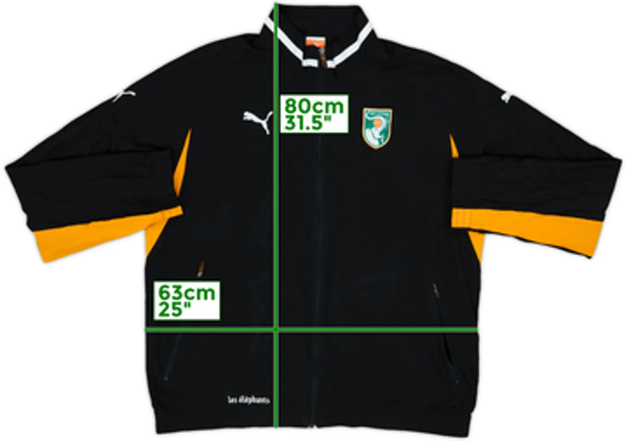 2010-11 Ivory Coast Puma Track Jacket - 6/10 - (XL)