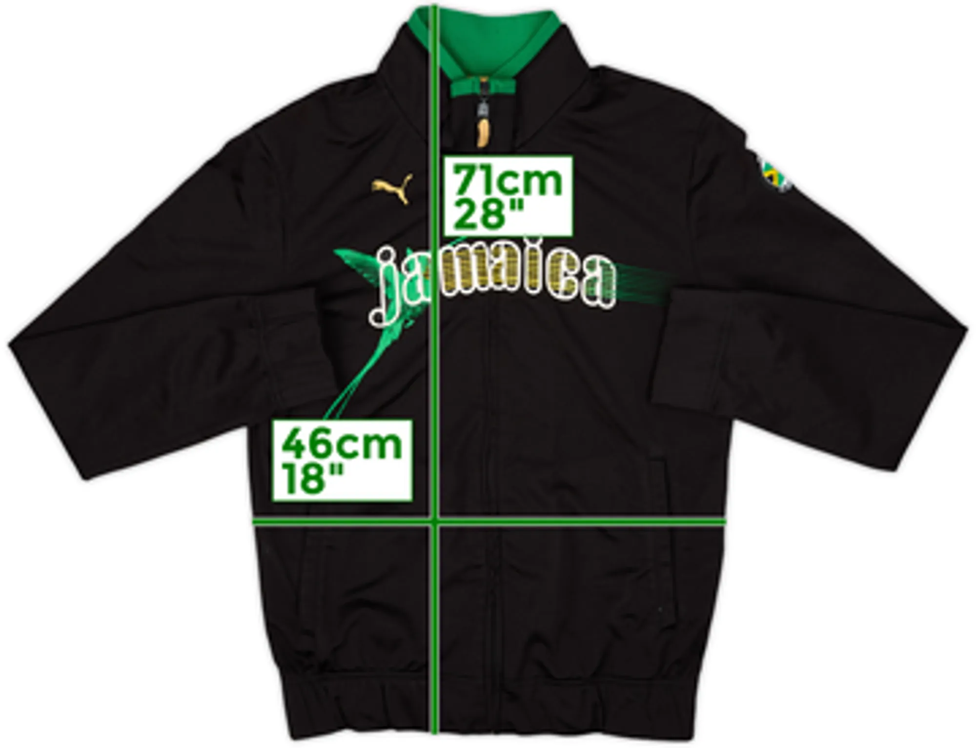 2009-10 Jamaica Puma Track Jacket - 8/10 - (L)