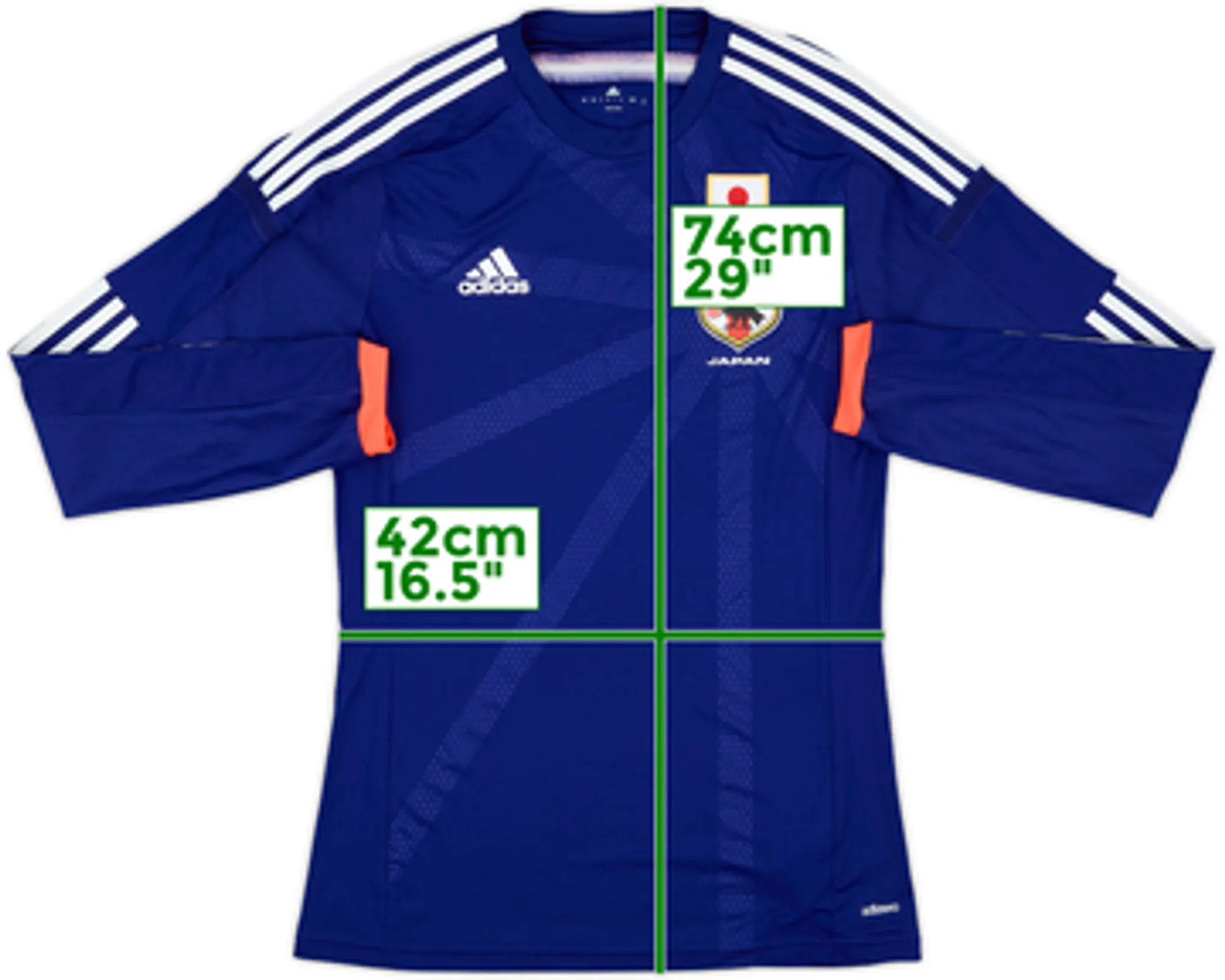 2013-15 Japan Authentic Home L/S Shirt - 10/10 - (S)