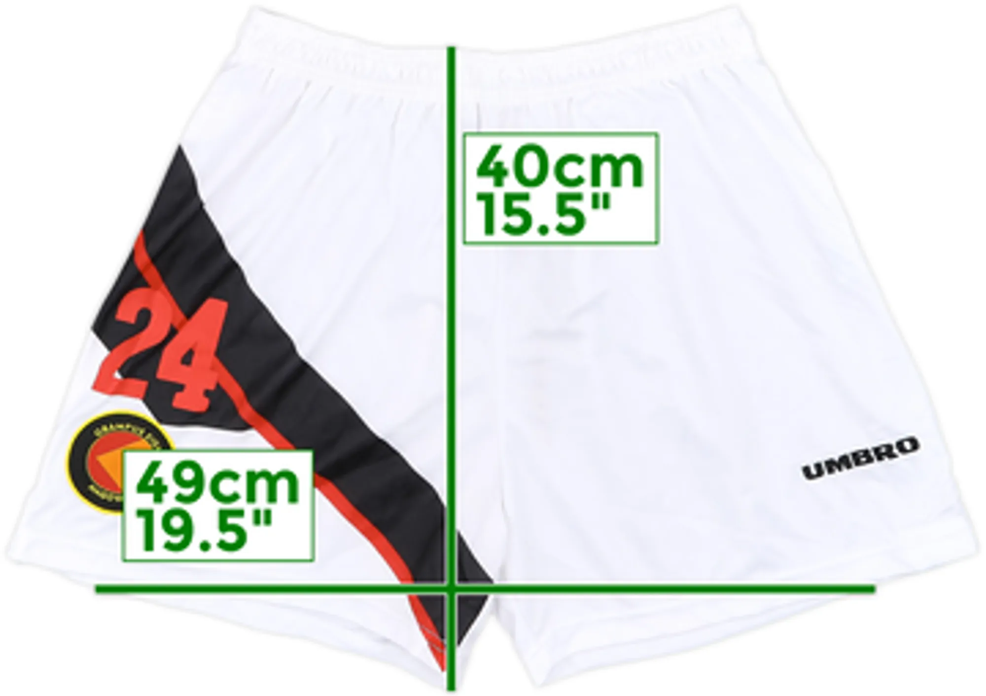 1997 Nagoya Grampus EIght Player Issue Away Shorts #24 - 10/10 - (L)