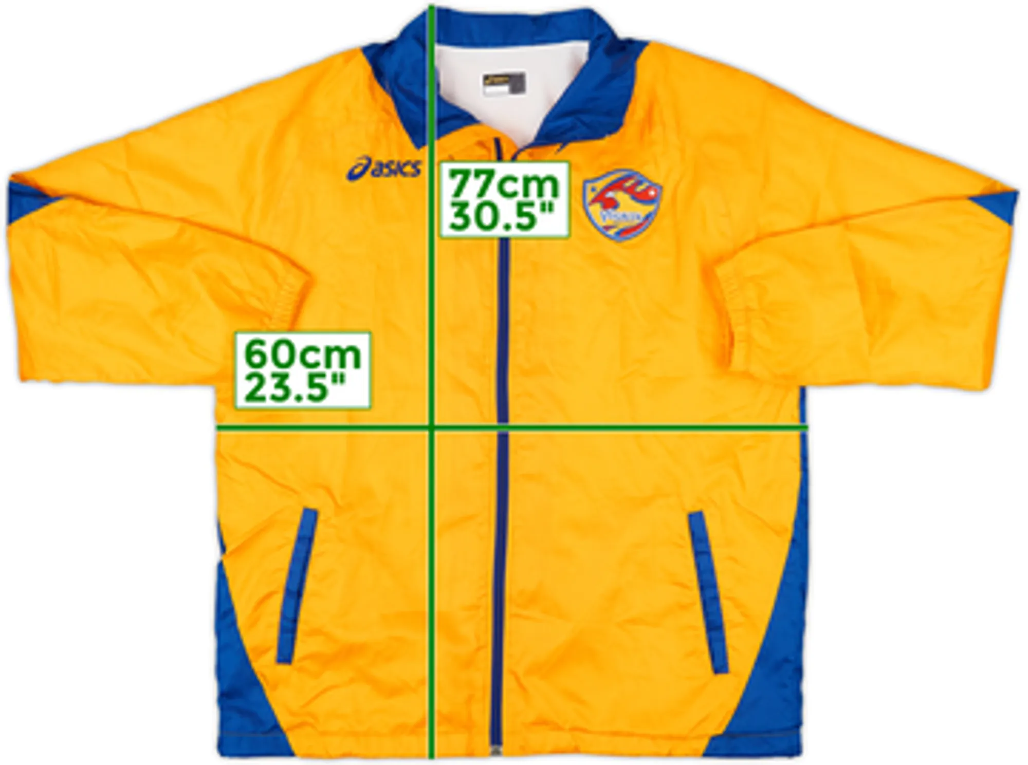 2007-08 Vegalta Sendai Asics Track Jacket - 8/10 - (L)