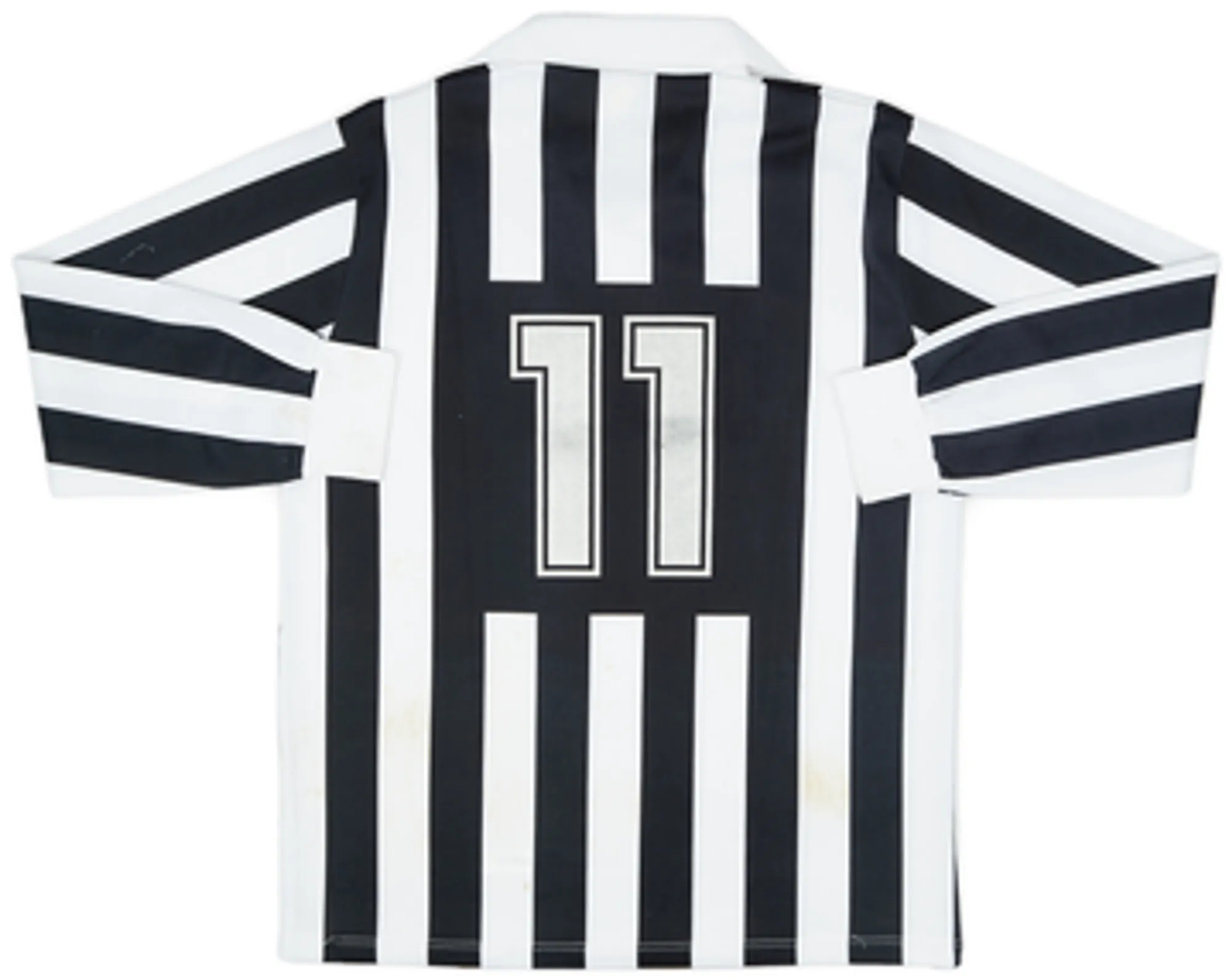 1989-90 Juventus Basic Home L/S Shirt #11 - 5/10 - (XL)