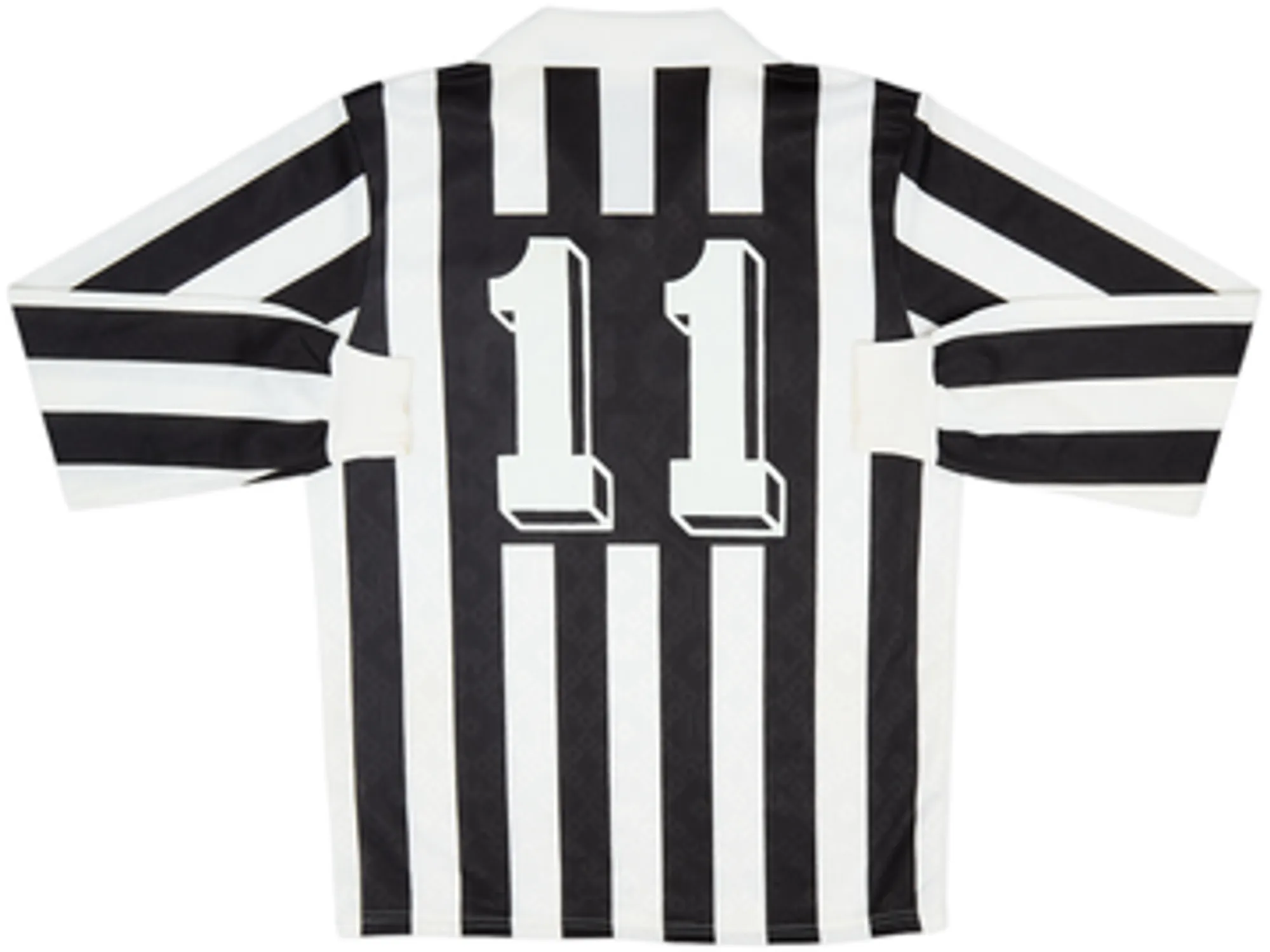 1989-90 Juventus Home L/S Shirt #11 - 8/10 - (XL)