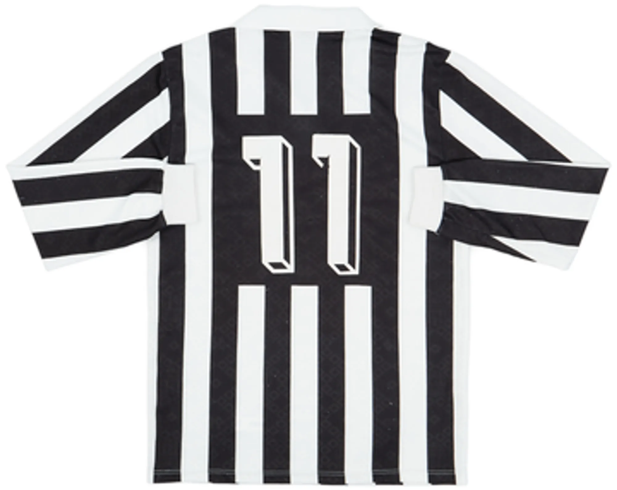 1991-92 Juventus Home L/S Shirt #11 - 8/10 - (L)