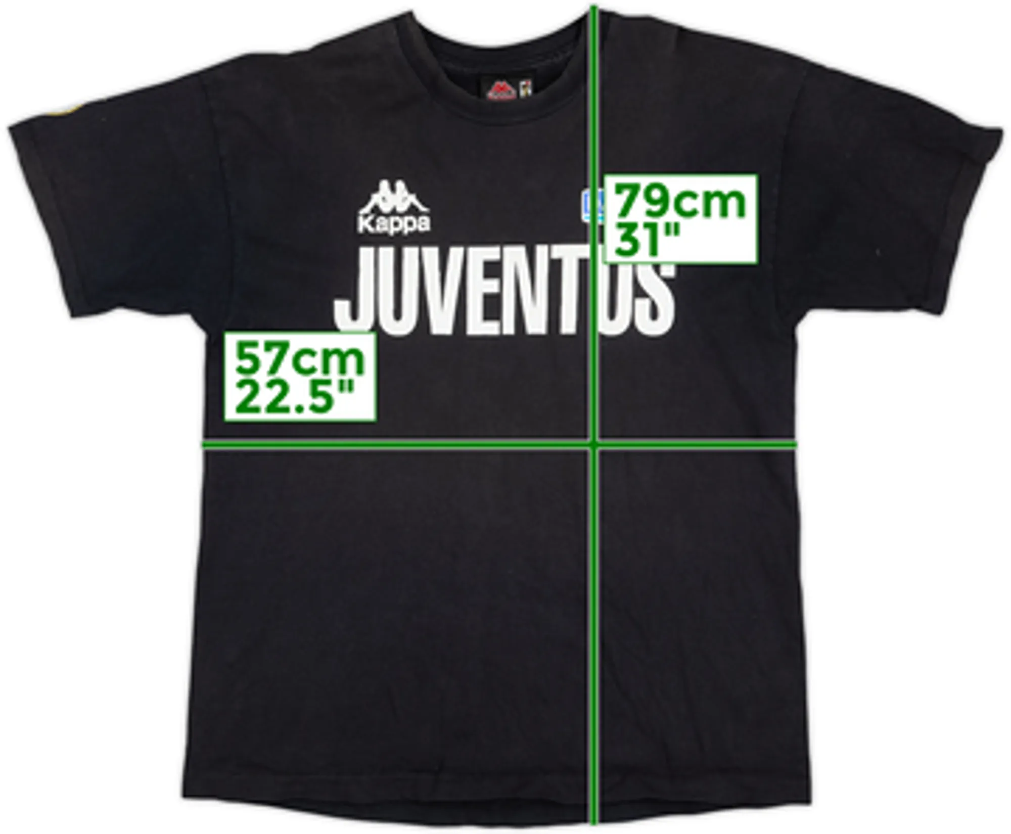 1995-96 Juventus Kappa Cotton Tee - 5/10 - (L)