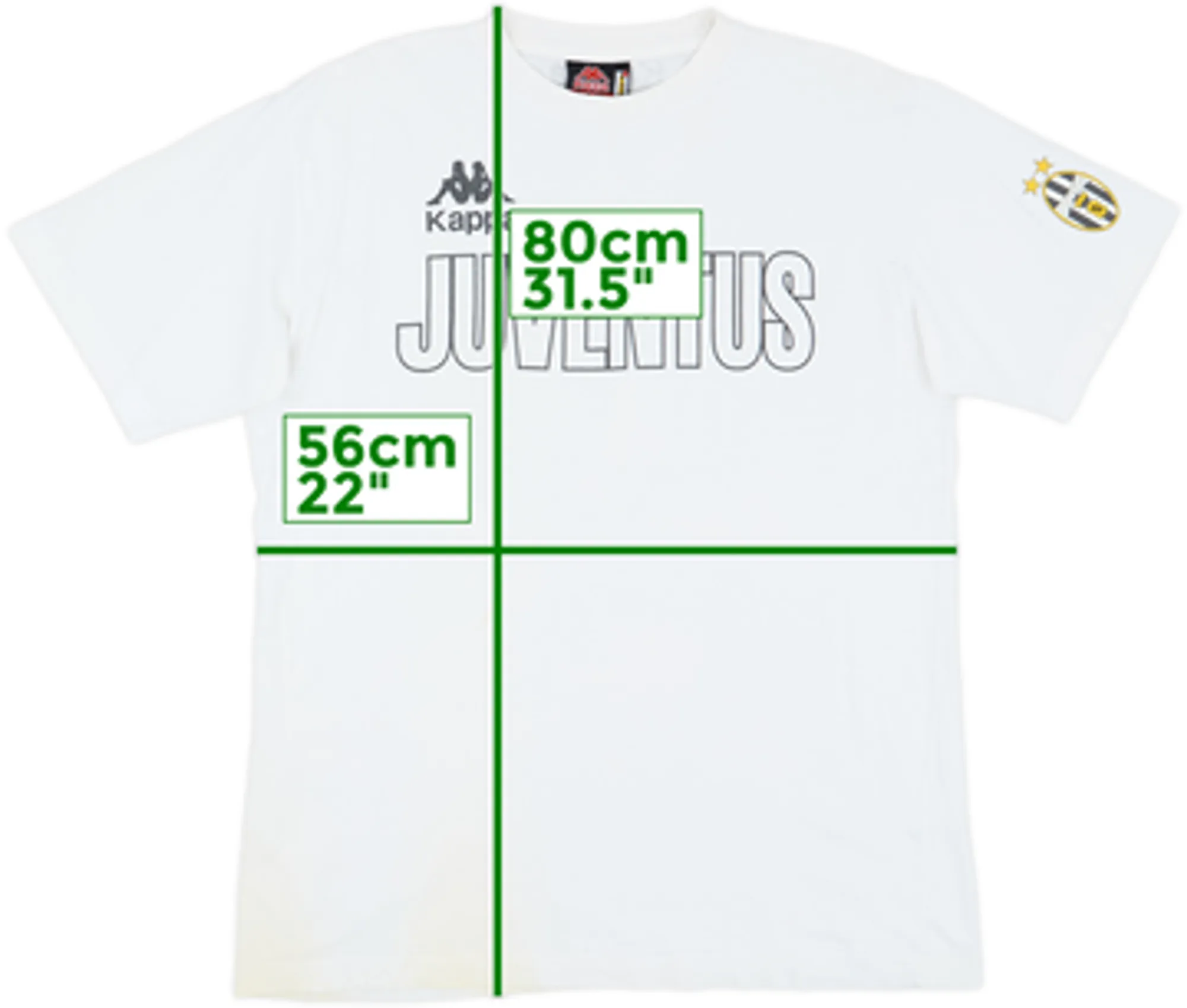 1998-99 Juventus Kappa Cotton Tee - 5/10 - (L)
