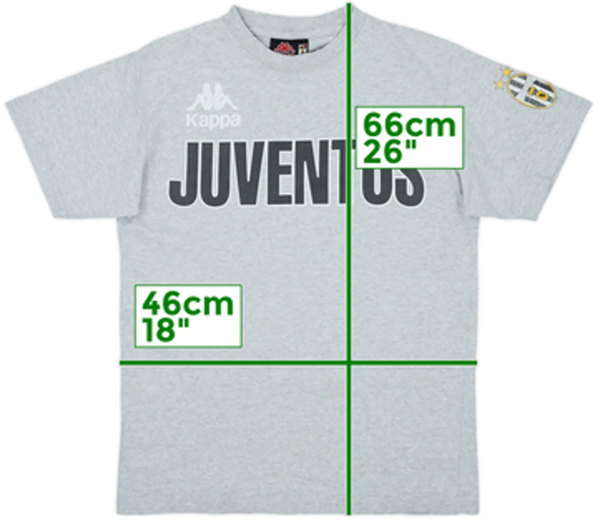 1998-99 Juventus Kappa Cotton Tee - 7/10 - (S)