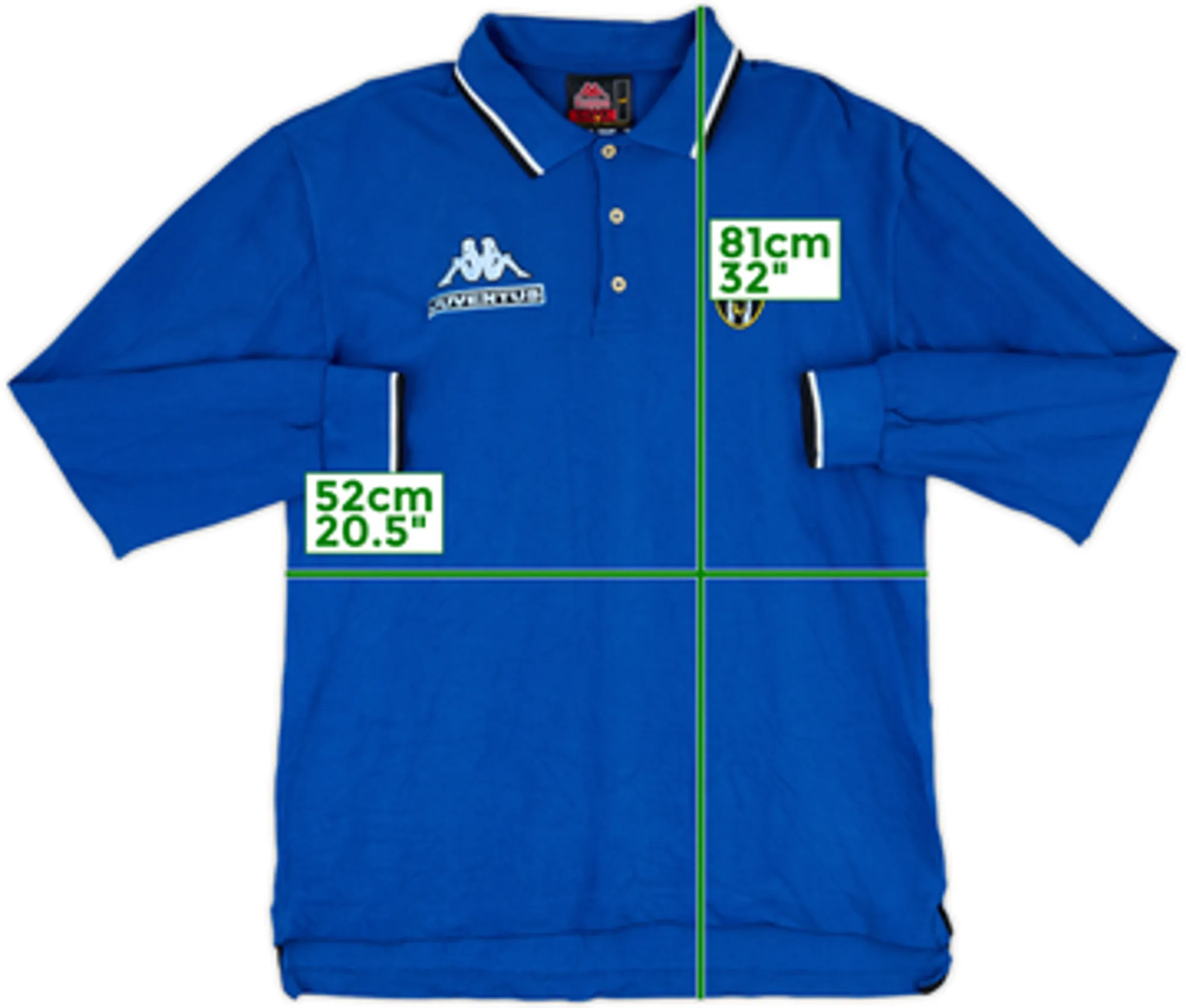 1998-99 Juventus Kappa Polo L/S Shirt - 5/10 - (L)