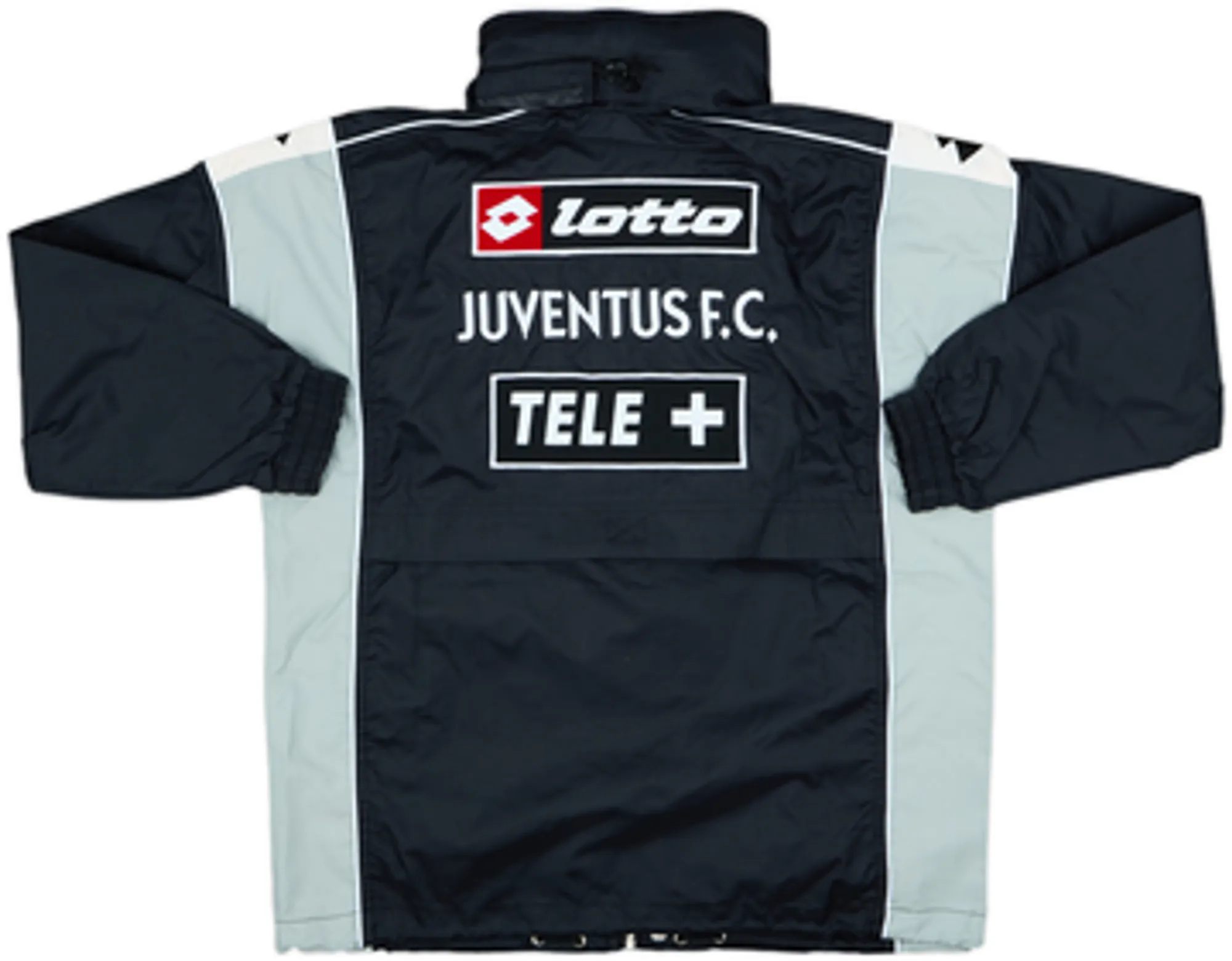 2000-01 Juventus Lotto Hooded Rain Jacket - 10/10 - (XL.Boys)