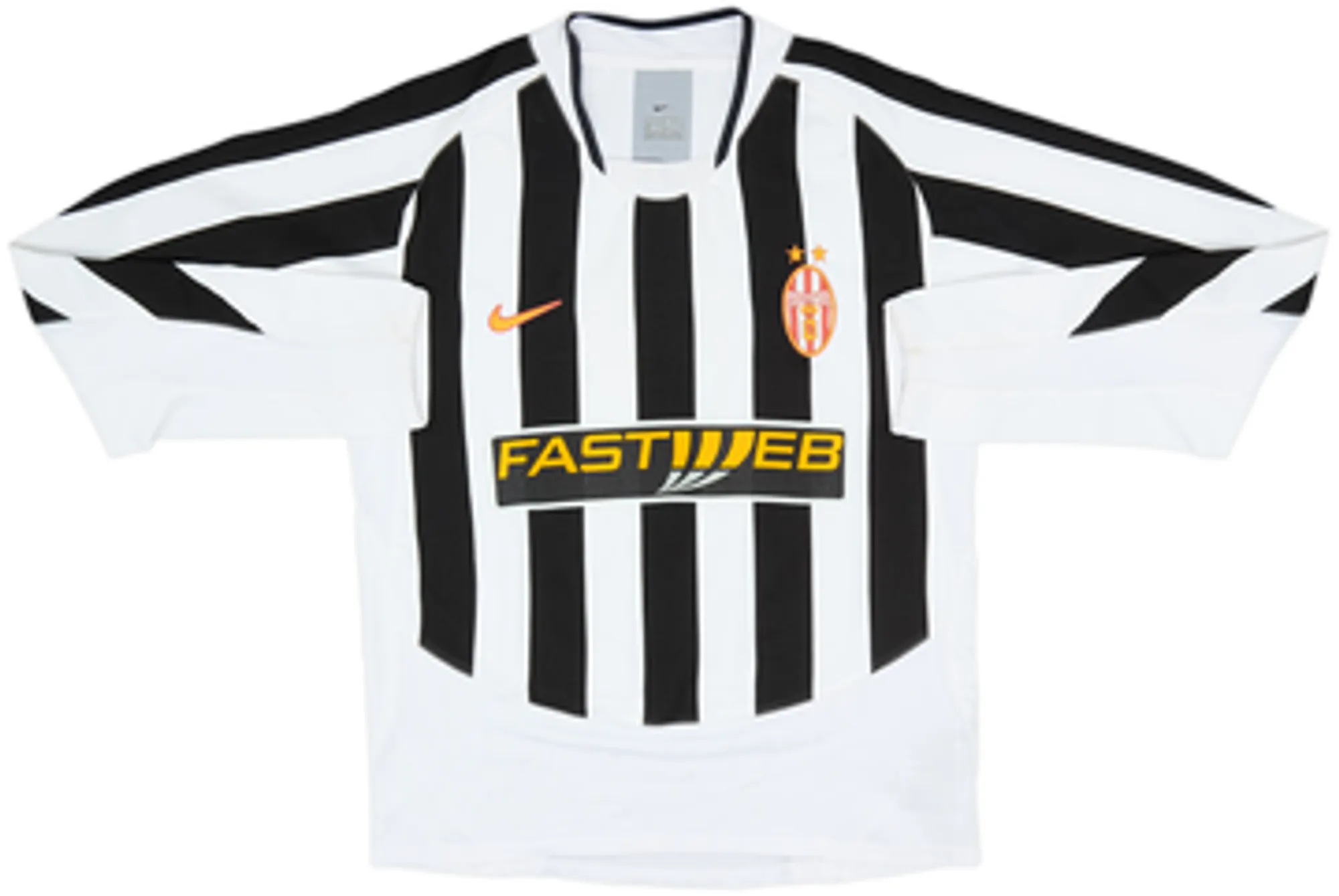 2003-04 Juventus Home L/S Shirt - 5/10 - (L.Boys)