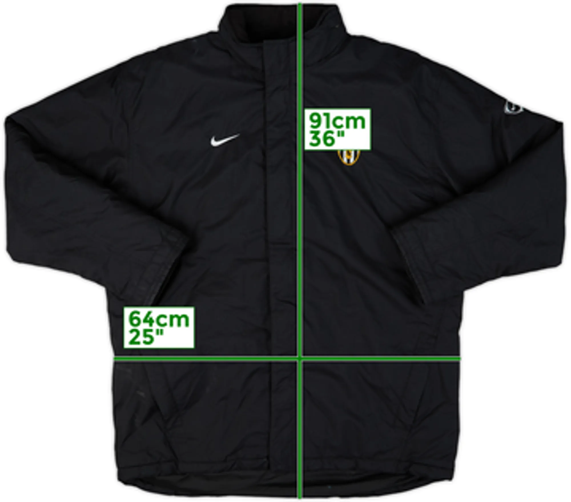 2003-04 Juventus Nike Padded Bench Coat - 8/10 - (L)